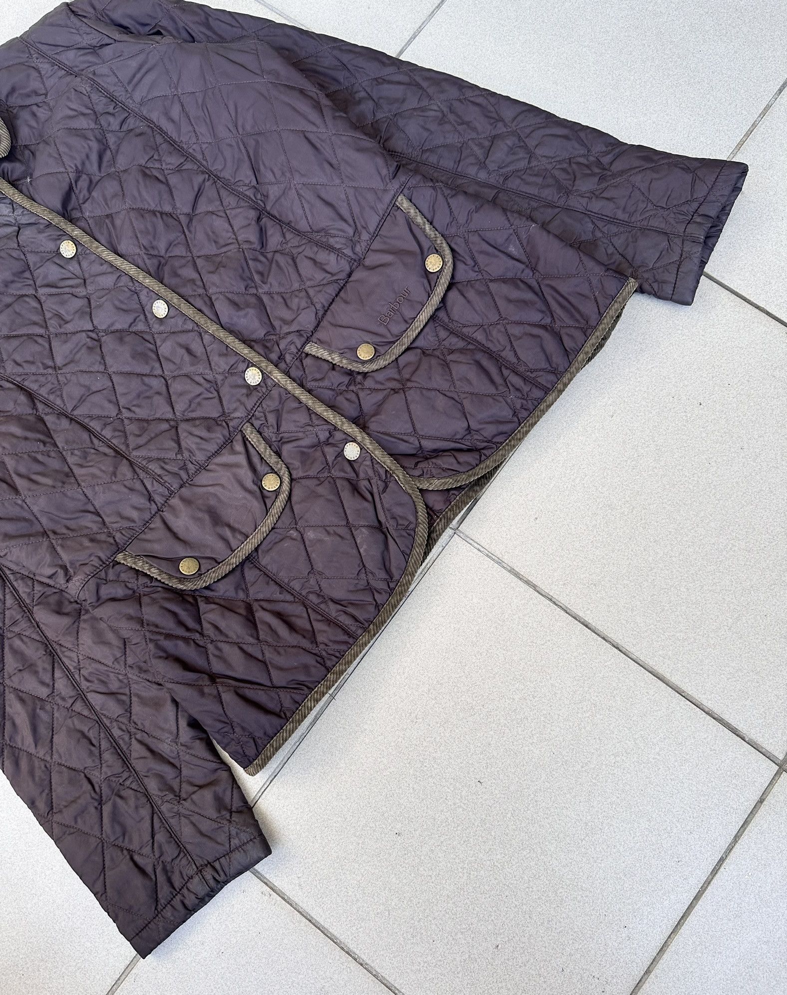Barbour Barbour women quilted jacket brown old money Size L / US 10 / IT 46 - 4 Thumbnail