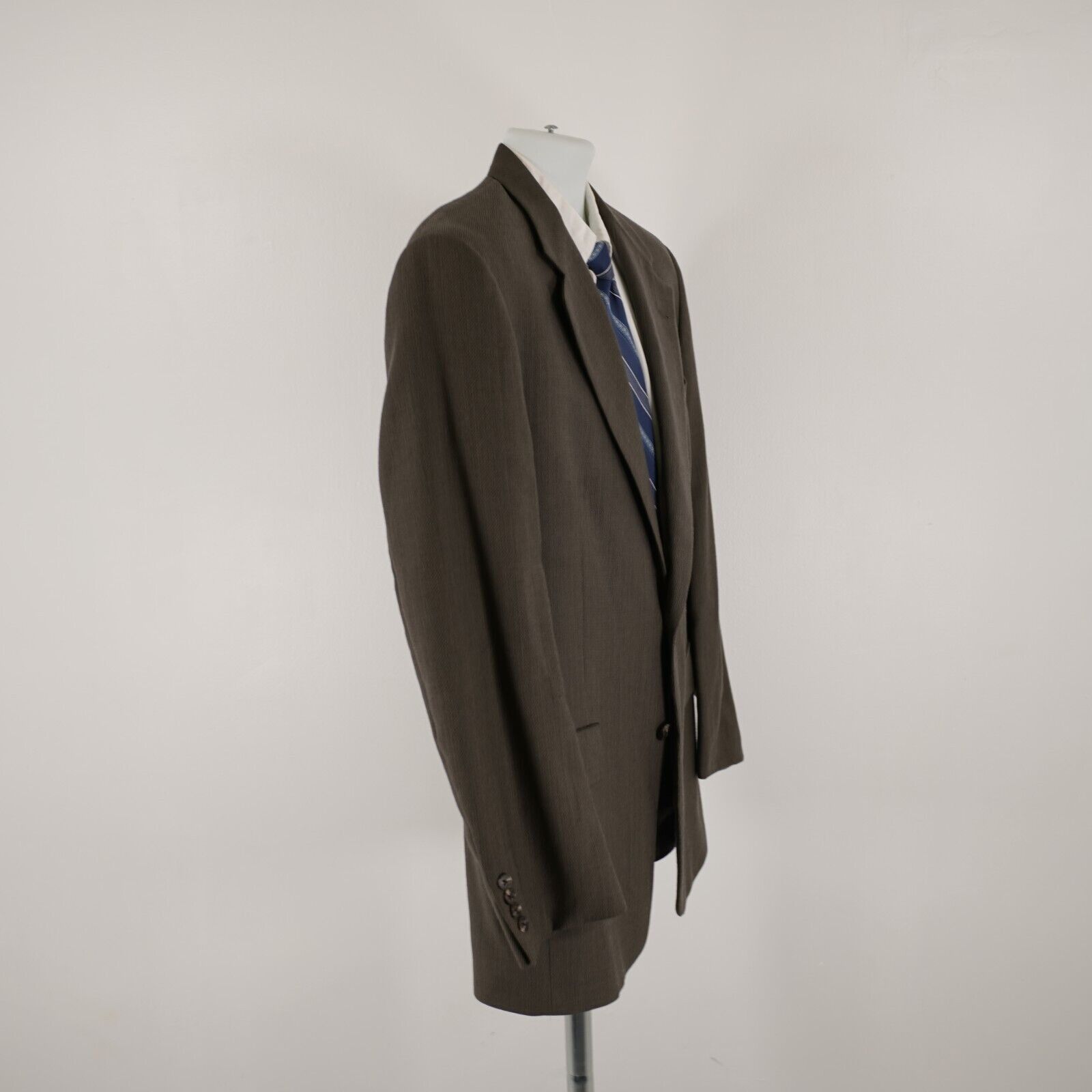 Hart Schaffner Marx Hart Schaffner Marx Textured Wool Brown Black Honeycomb 2 Bu Size 40L - 10 Thumbnail