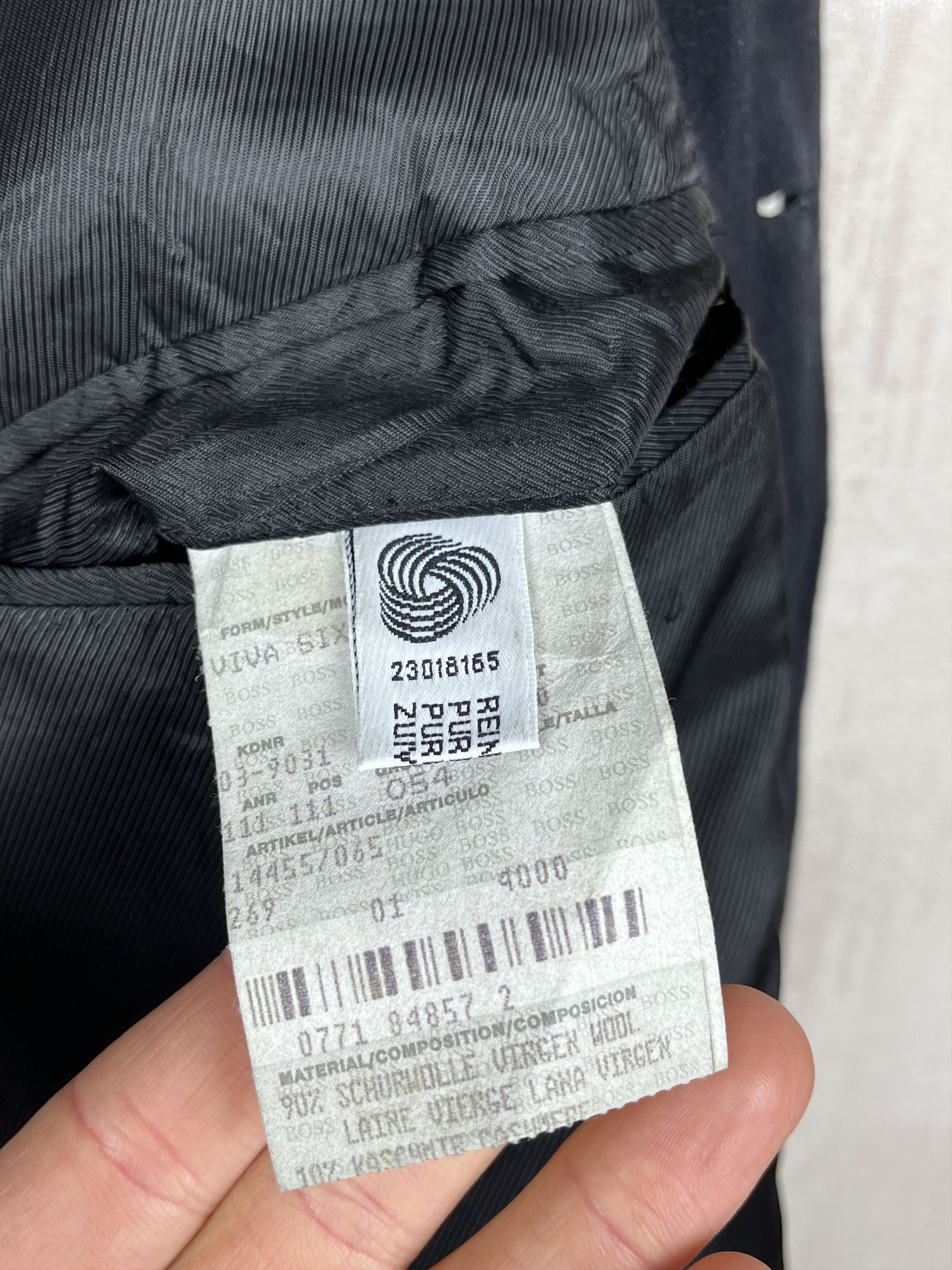 Hugo Boss × Vintage Vintage Hugo Boss 90% Wool / 10 % Cashmere Coat Jacket Size US L / EU 52-54 / 3 - 12 Thumbnail