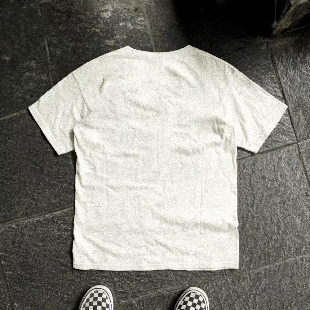 Vintage White washed retro fun graffiti print t-shirt Size US M / EU 48-50 / 2 - 2 Thumbnail