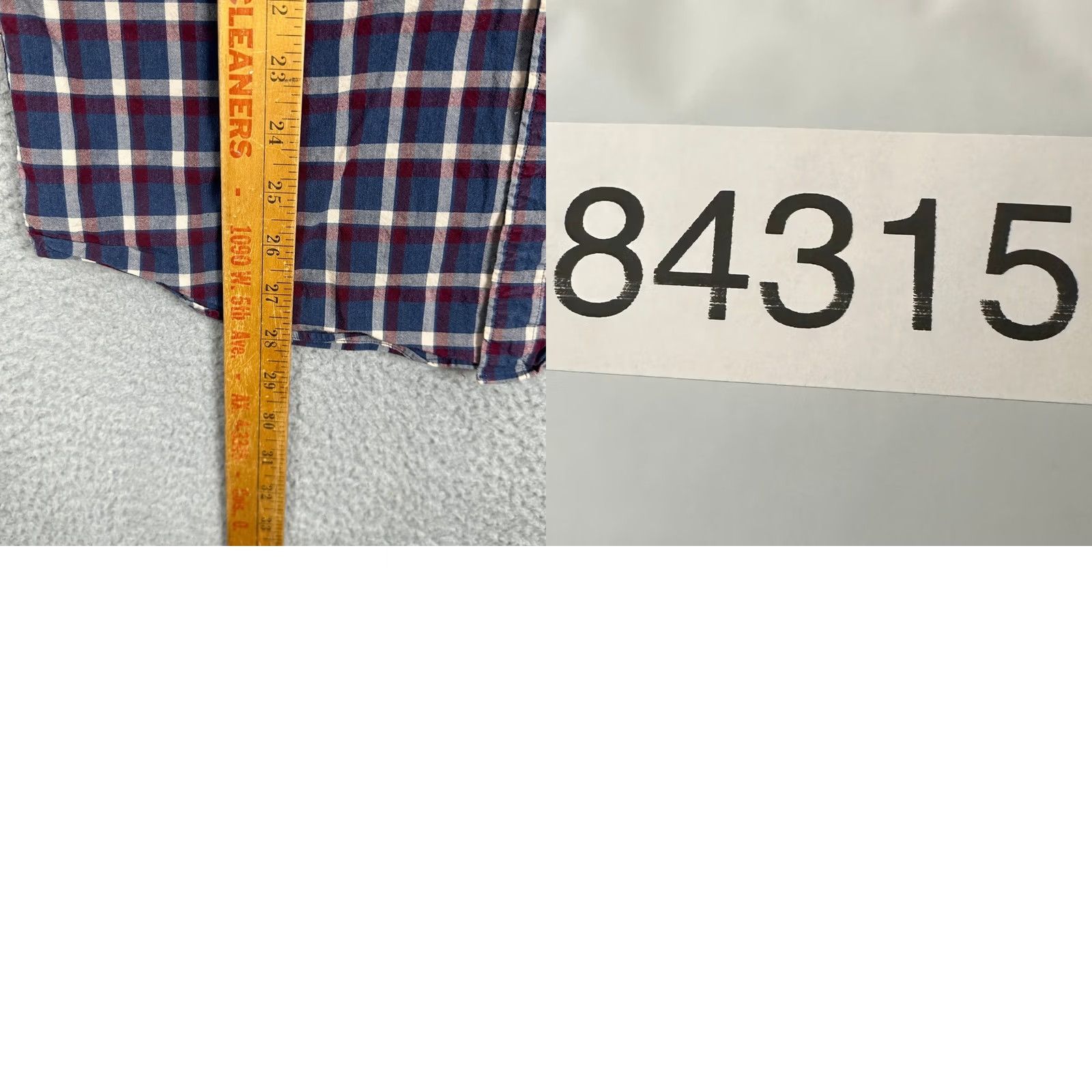 J.Crew VINTAGE J Crew Flex Washed Mens Medium Slim Fit Shirt Button Down Blue Red Plaid EUC Size US M / EU 48-50 / 2 - 8 Thumbnail