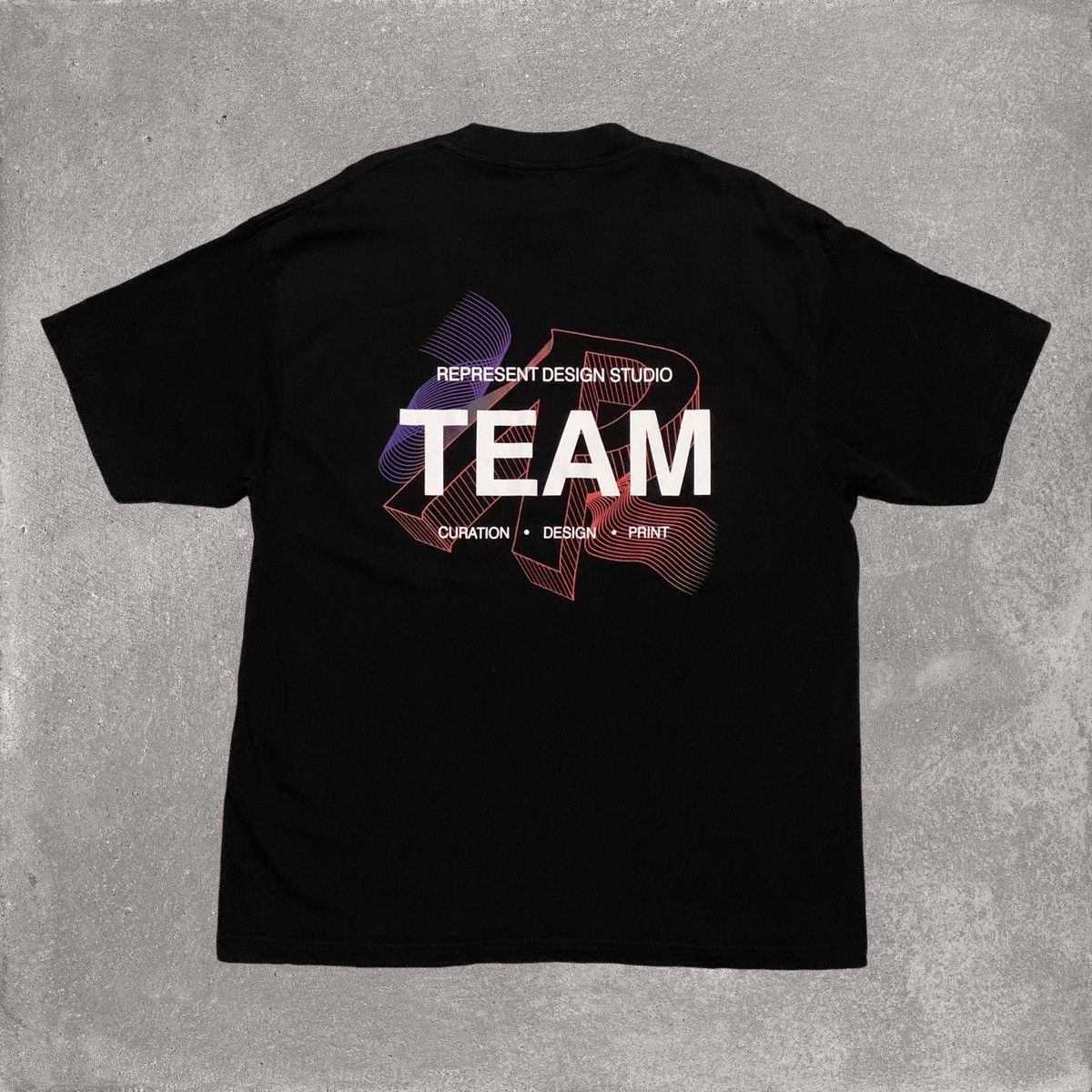 Represent Clo. Represent Large Design Studio Jet Black Tee Size US L / EU 52-54 / 3 - 1 Thumbnail