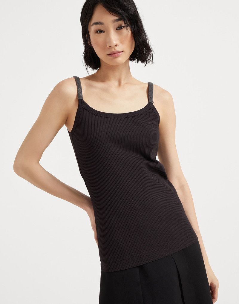 Brunello Cucinelli o1la1rc1a0326 Blouse in Black Size XL / US 12-14 / IT 48-50 - 1 Thumbnail
