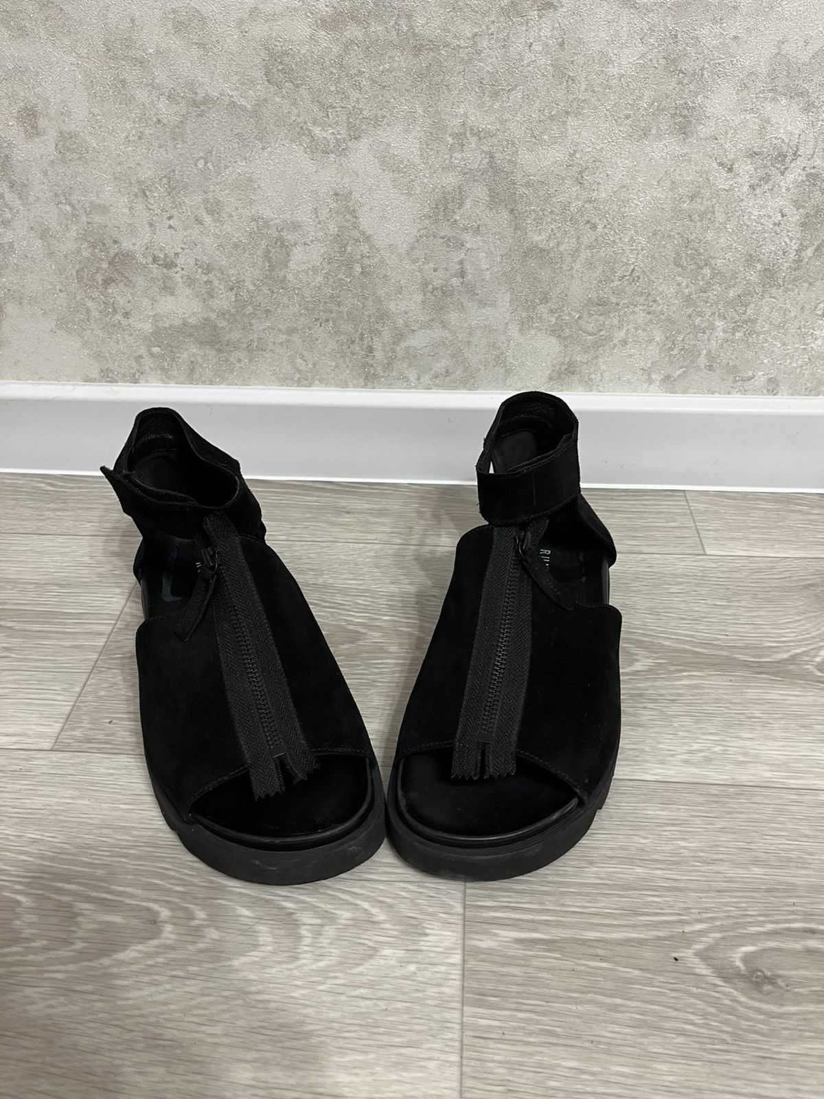 Rundholz Rundholz Woman’s Gladiators Sandals Black Leather Suede US9 Size US 9 / IT 39 - 3 Thumbnail