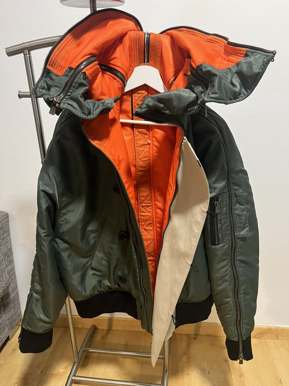 Y/Project Y Project Split Bomber Jacket Atelier Sample SS13 Size US S / EU 44-46 / 1 - 3 Thumbnail