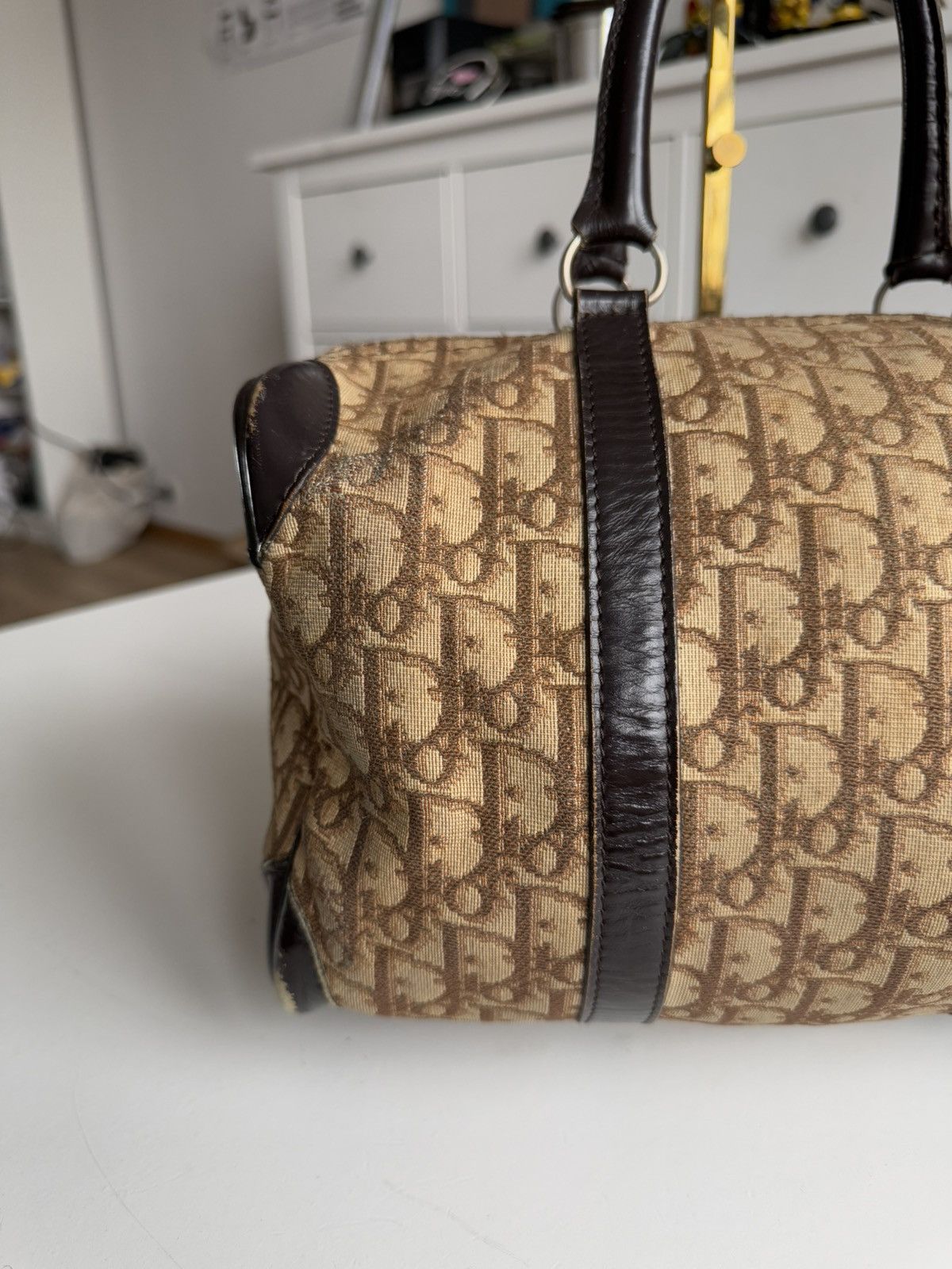 Designer × Dior × Vintage Vintage 90s Dior monogram bowling bag old money designer y2k Size ONE SIZE - 6 Thumbnail
