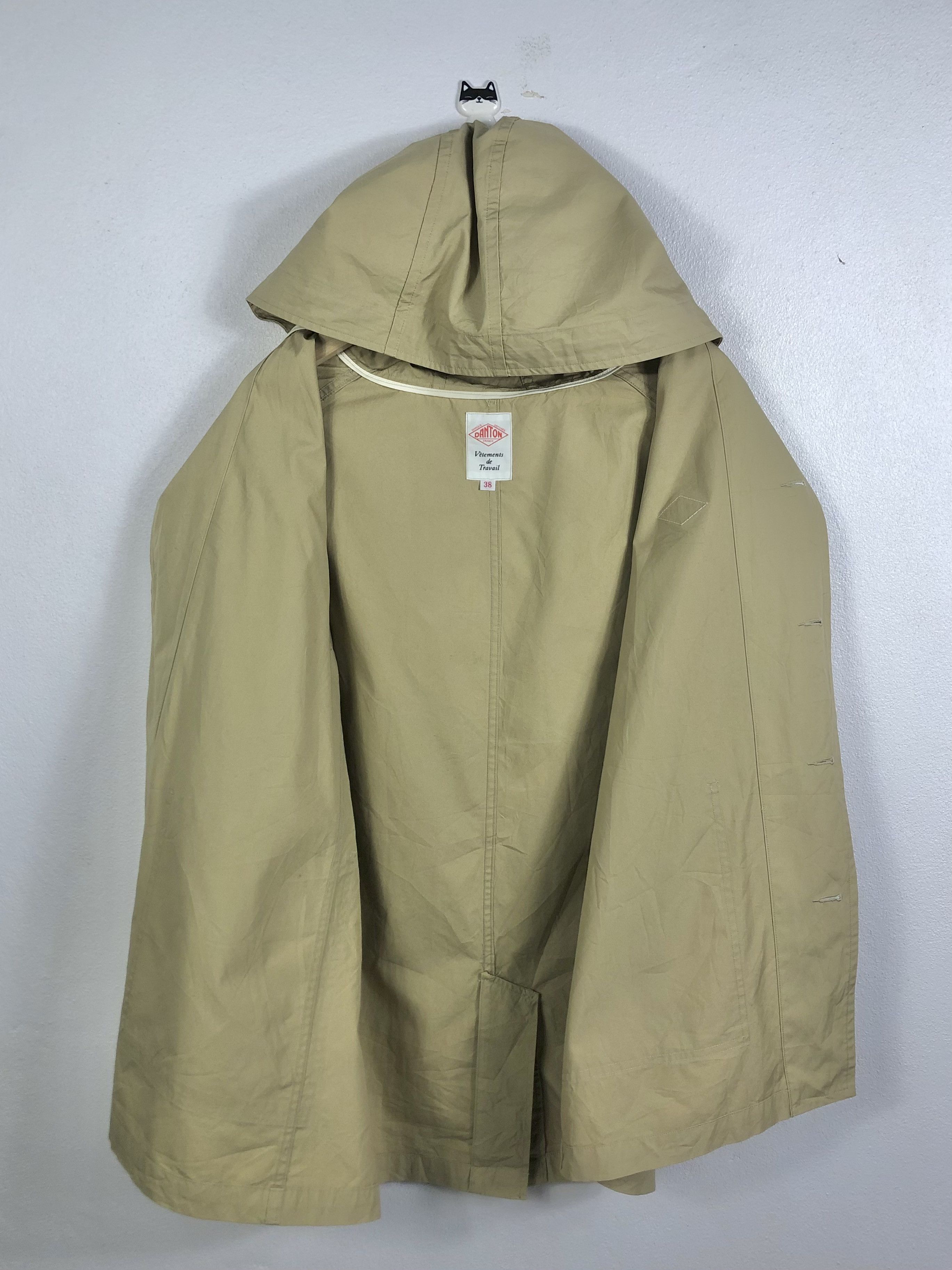 Danton Vintage Danton Vetements de Travail Hoodie Button Jacket Size US M / EU 48-50 / 2 - 8 Thumbnail
