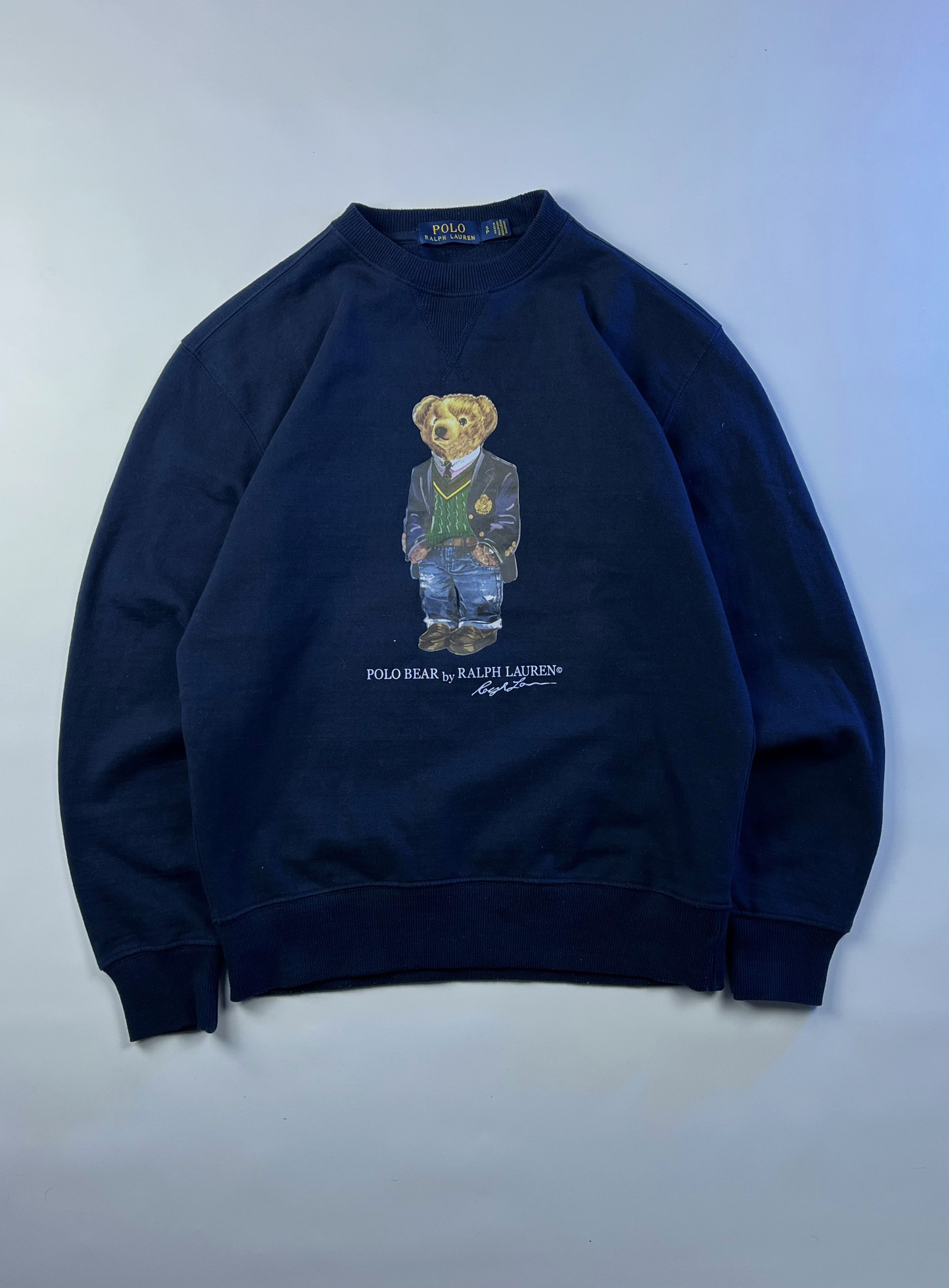 Polo Ralph Lauren × Ralph Lauren × Vintage 🐻Ralph Lauren Polo Bear Center Logo Sweatshirt Size US S / EU 44-46 / 1 - 1 Thumbnail