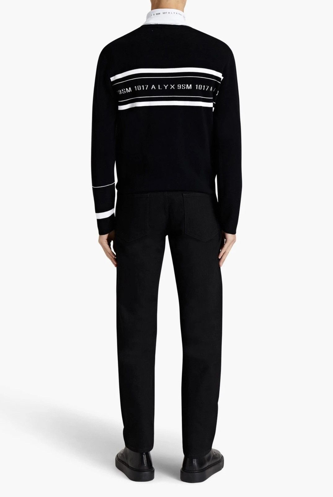1017 ALYX 9SM 1017 ALYX 9SM Jumper Sweater Logo Intarsia Crew Neck Size US S / EU 44-46 / 1 - 6 Thumbnail