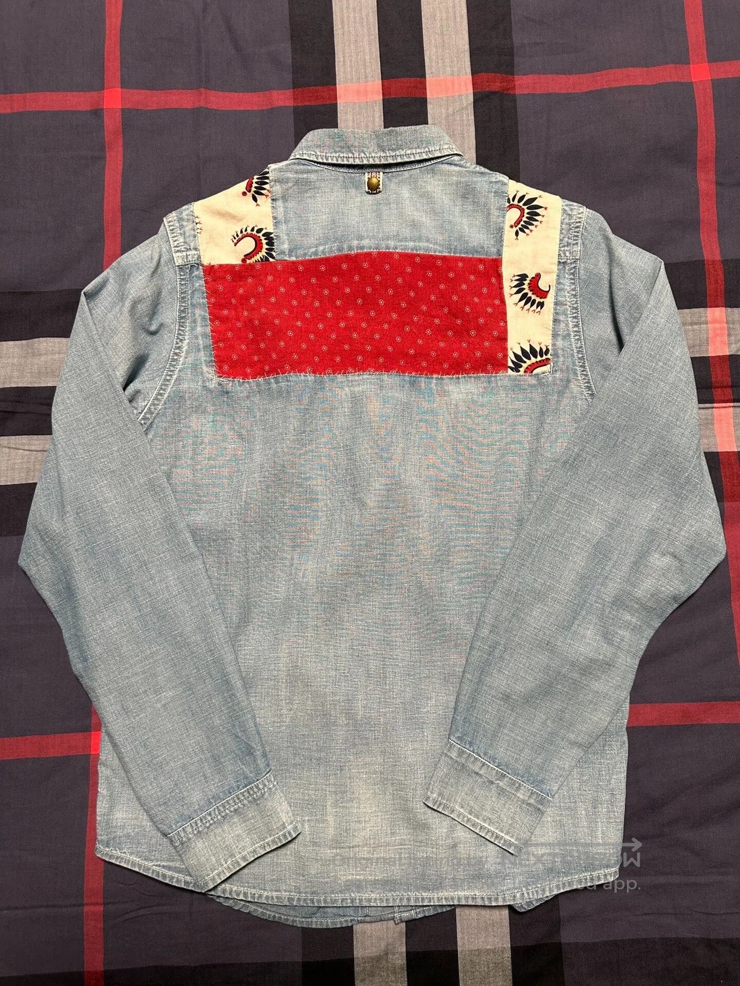 Visvim Visvim Denim Patchwork Shirt Ethnic Style. Size US S / EU 44-46 / 1 - 6 Thumbnail