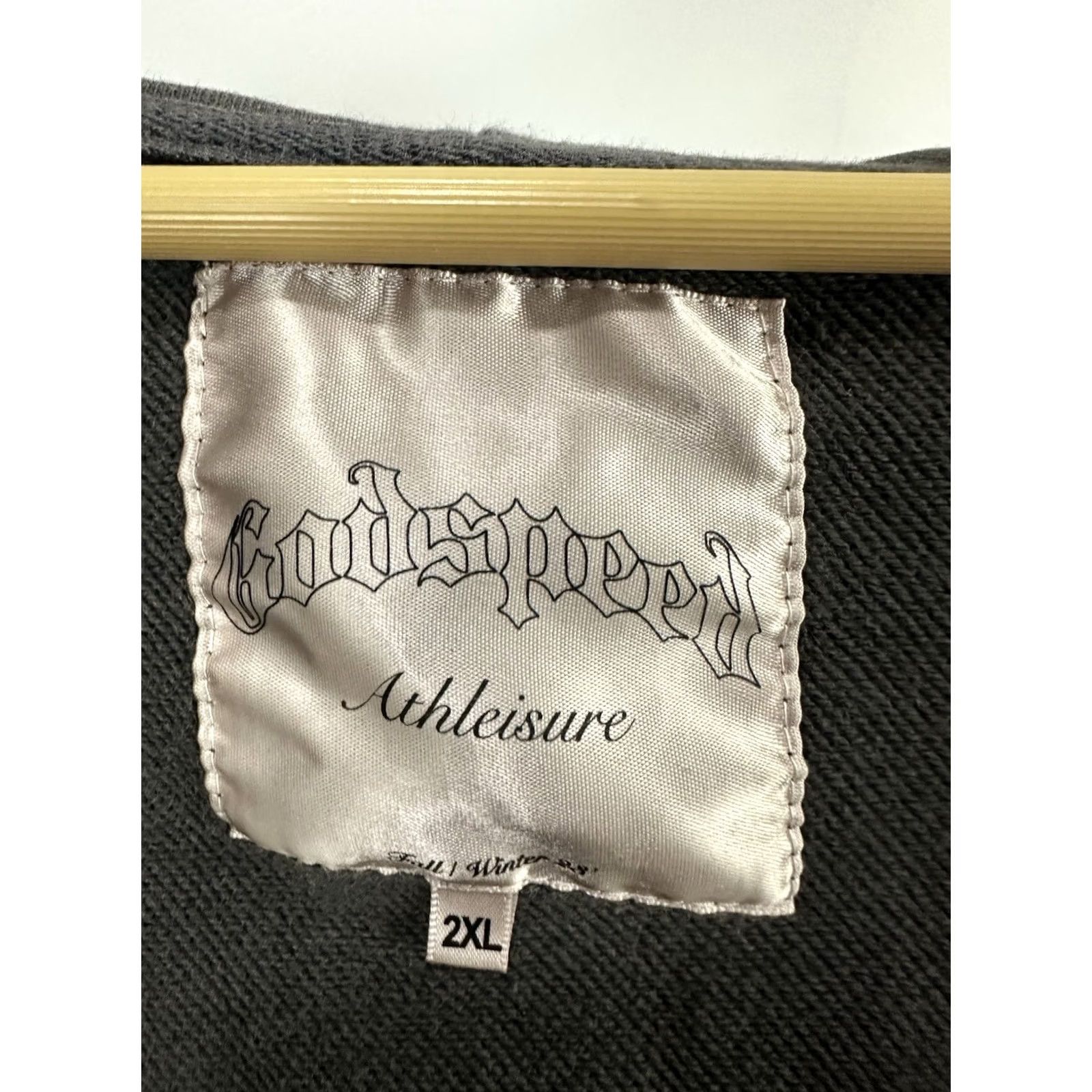 Godspeed Godspeed Fall 23 Faded Worn OG Logo Black Hoodie 2XL Mens Hoodie Zip Shirt? Size US XXL / EU 58 / 5 - 3 Thumbnail