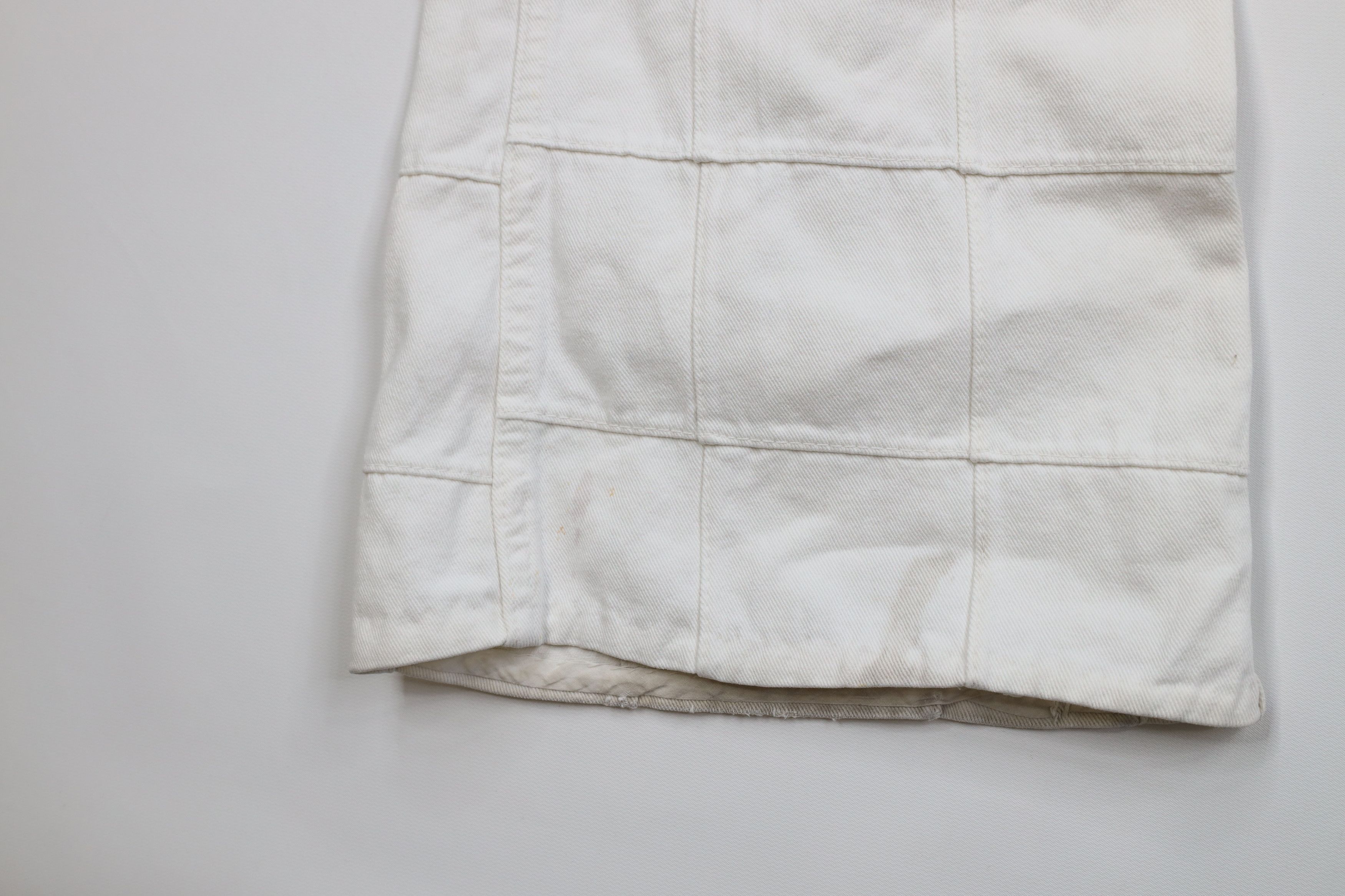 Vintage Vintage 70s Streetwear Patchwork Bell Bottoms Jeans White Size US 30 / EU 46 - 5 Thumbnail