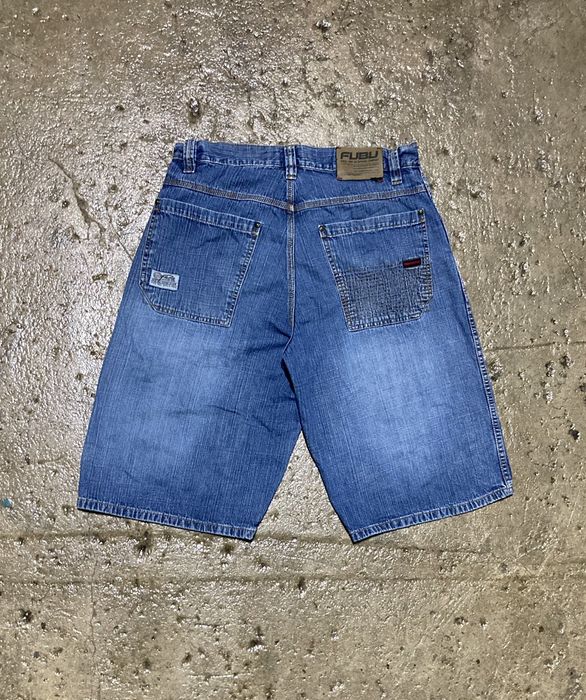 Vintage Crazy Vintage Y2K FUBU Baggy Jorts Skater JNCO Shorts Faded ...