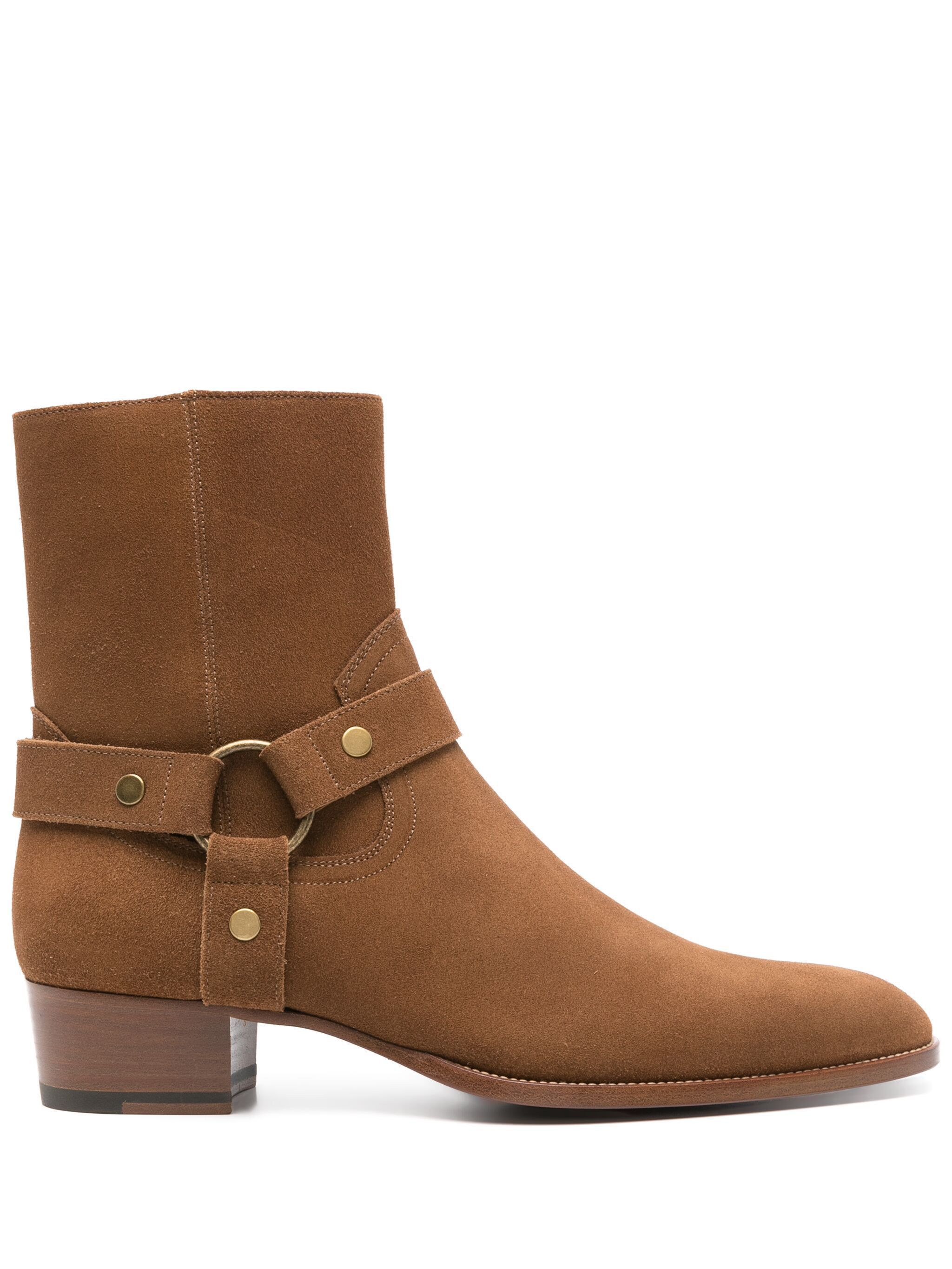Saint Laurent Paris o1bcso1str0125 Boots in Brown Size US 14 / EU 47 - 1 Thumbnail