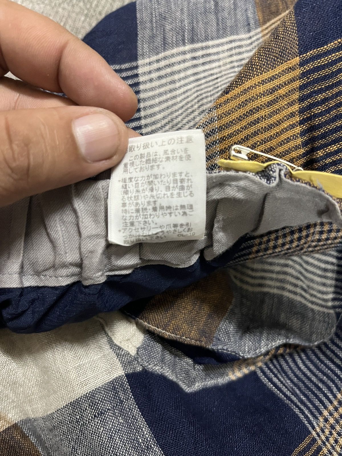 Issey Miyake Vintage plantation skirt by issey miyake colour plaid Size 31" - 15 Thumbnail