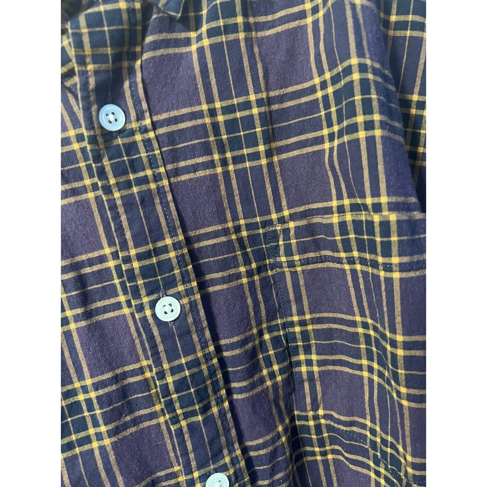Other J.Crew Mercantile Shirt Mens L Purple Gold Plaid Slim Flex Size US L / EU 52-54 / 3 - 4 Thumbnail