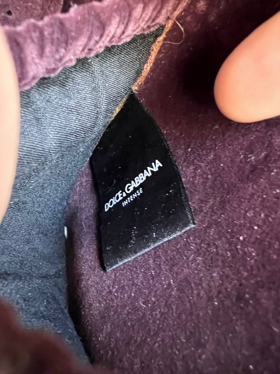 Dolce & Gabbana D&G Intense cosmetic velour inch pouch bag vintage violet Size ONE SIZE - 9 Thumbnail