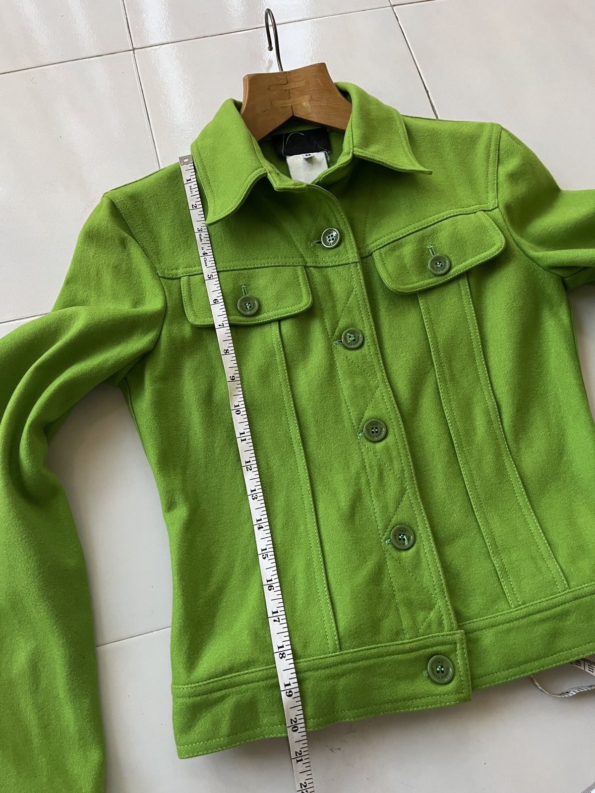 Dolce & Gabbana Dolce & Gabbana Green Neon Wool Jacket Size XS / US 0-2 / IT 36-38 - 13 Thumbnail