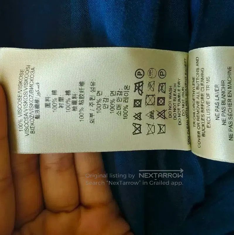 Burberry Burberry Women's Navy Cotton Trench Coat. Size L / US 10 / IT 46 - 5 Thumbnail