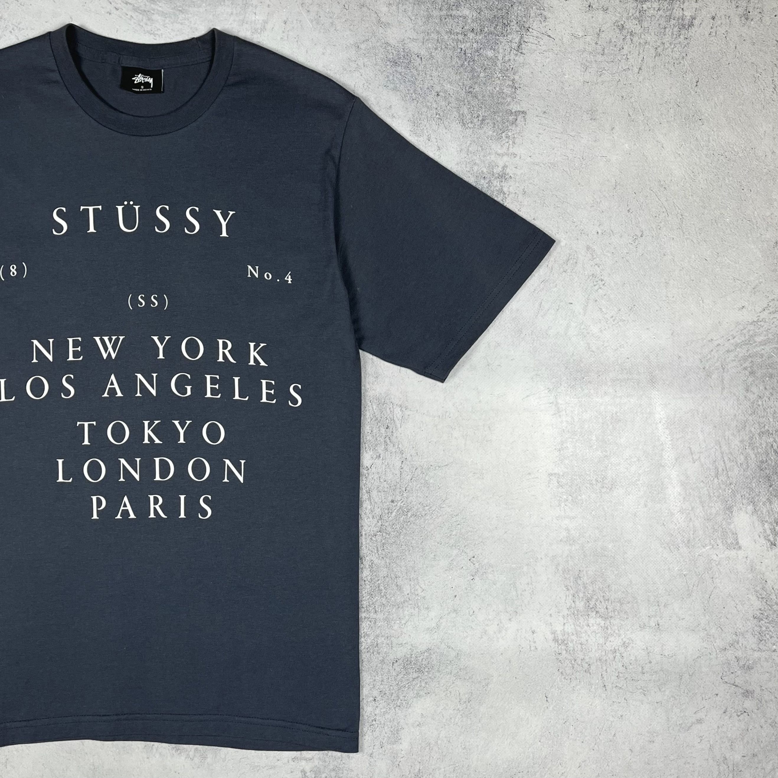 Stussy Vintage Stussy Tour Big Logo T Shirt 00’s Size US S / EU 44-46 / 1 - 3 Thumbnail