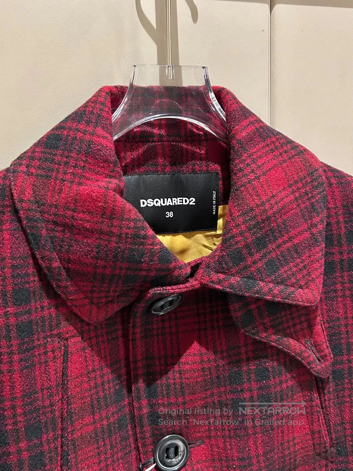Dsquared2 DSQUARED2 Women's Wool Coat. Size XS / US 0-2 / IT 36-38 - 3 Thumbnail