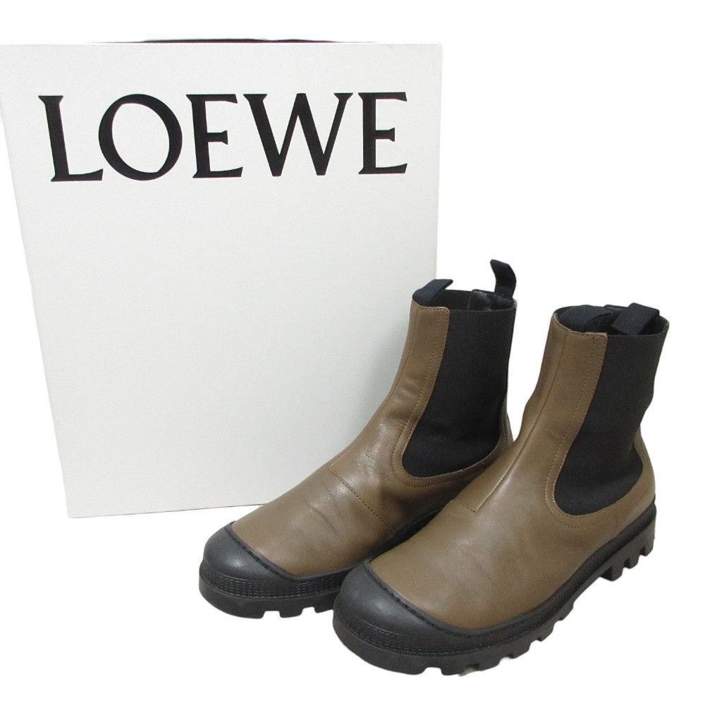 Loewe Loewe Loewe Leather Chelsea Boots Leather Shoes DUTY FREE for USA Size ONE SIZE - 1 Thumbnail