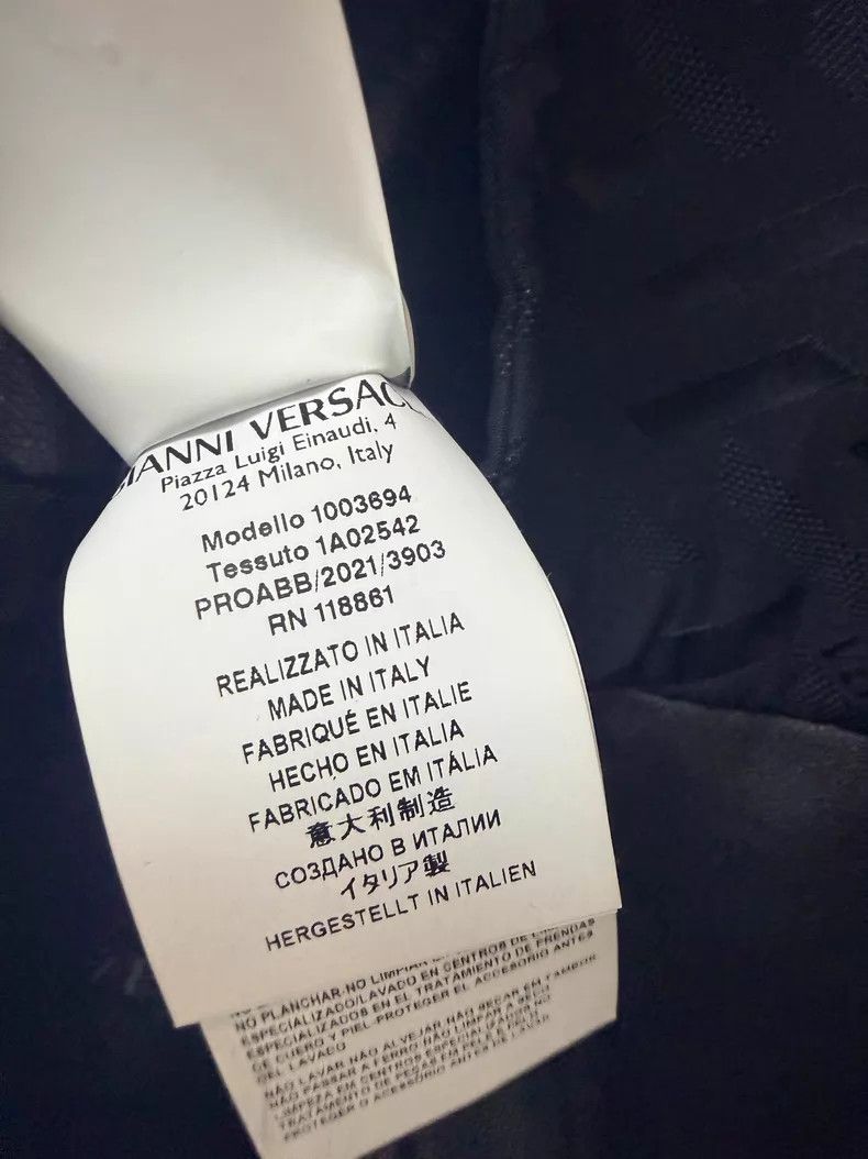 Versace Versace Leather jacket, leather jacket, cotton jacket, top Size US M / EU 48-50 / 2 - 7 Thumbnail
