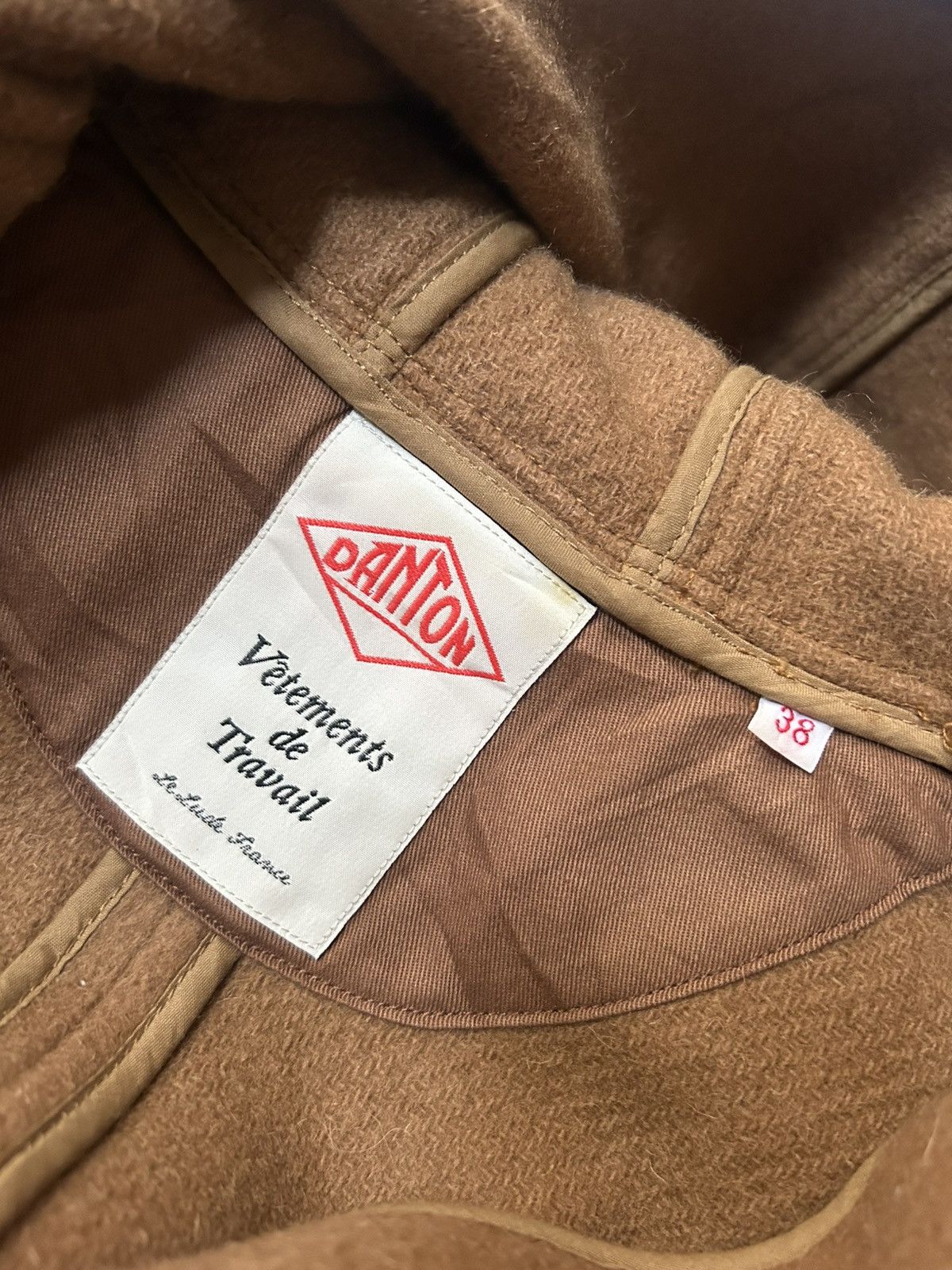 Danton Danton Vetements De Travail Wool Mosser Hooded Jacket Size US M / EU 48-50 / 2 - 14 Thumbnail