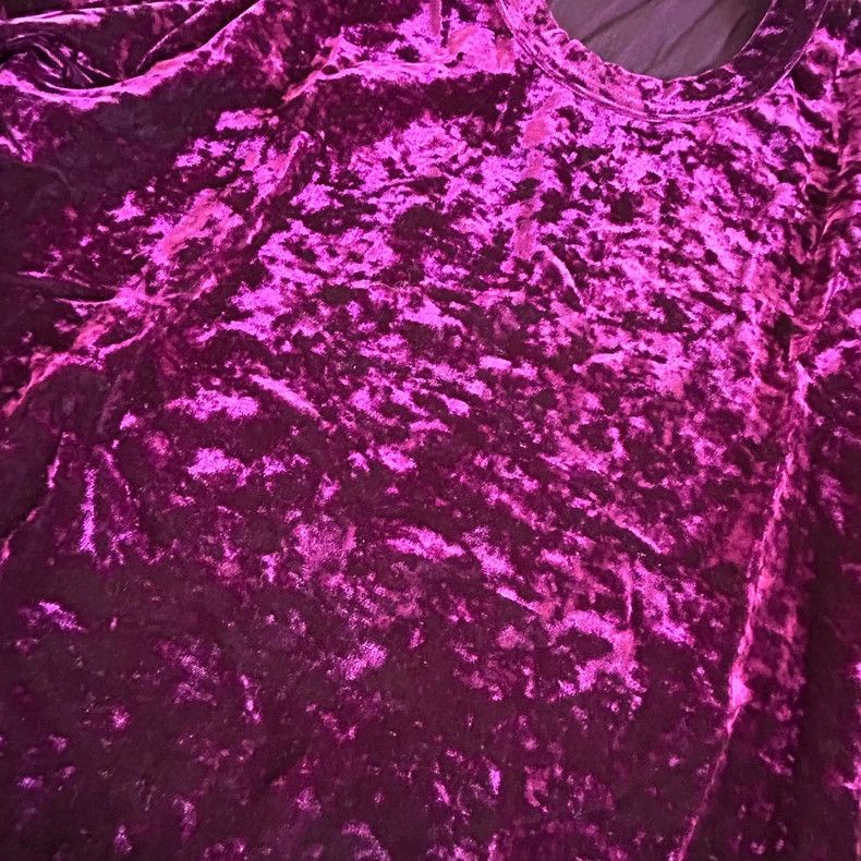 Comme des Garcons Comme Des Garcons Purple Velvet Top Tee Size XS / US 0-2 / IT 36-38 - 7 Thumbnail