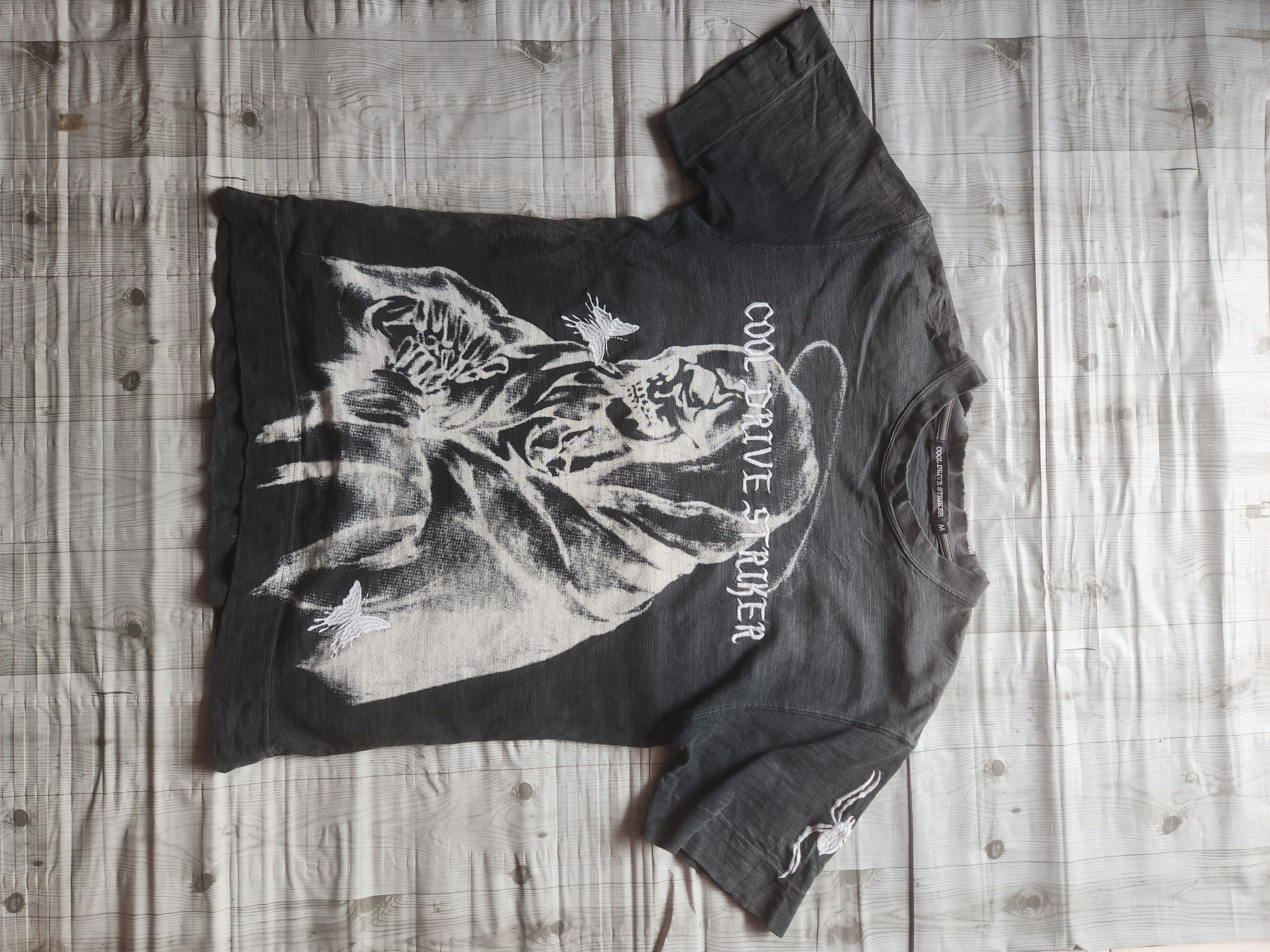 image of Seditionaries Cool Drive Striker Horror Spider Tshirt in Black, Men's (Size Medium)