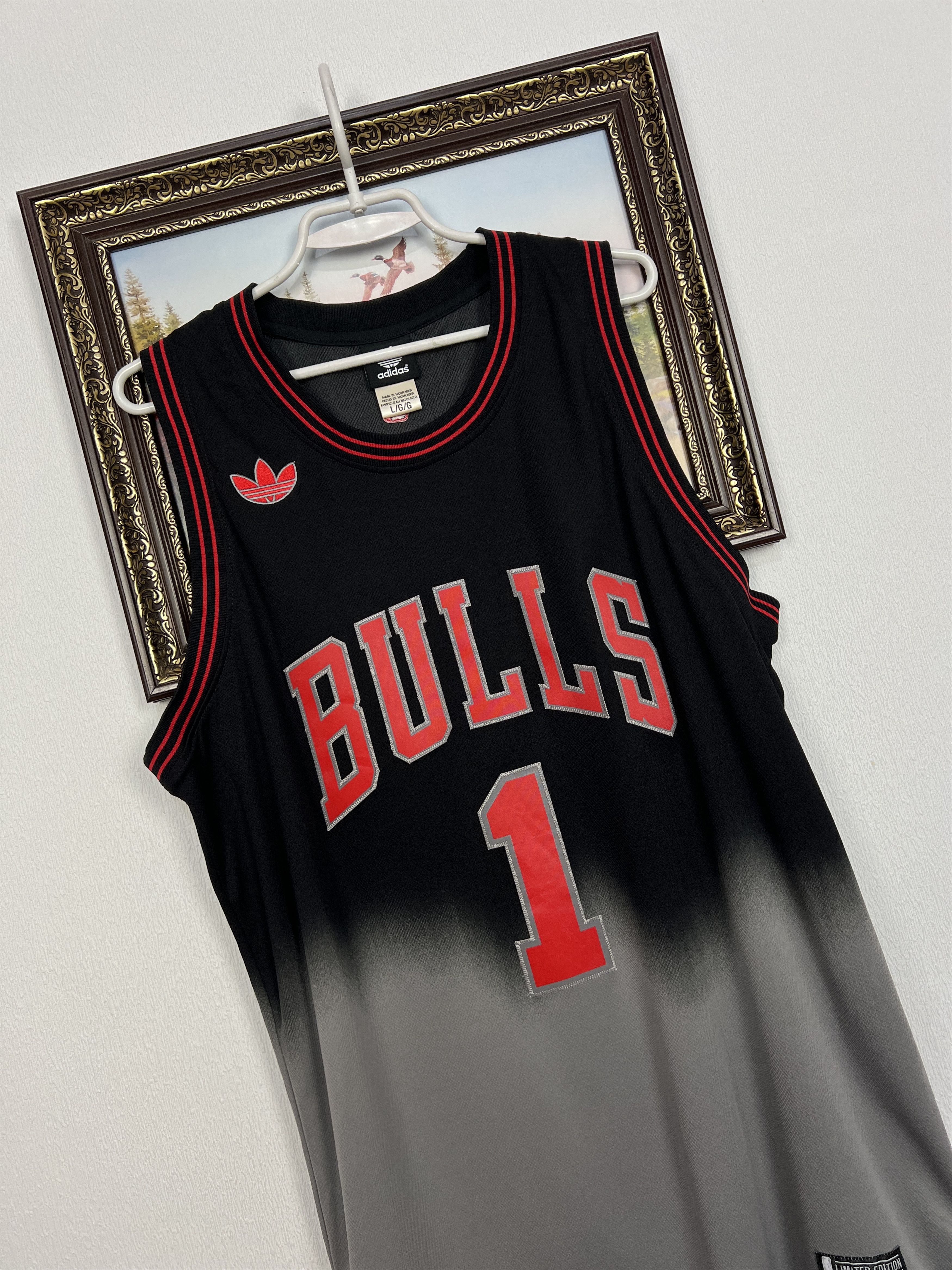 Adidas Chicago Bulls Derrick Rose #1 Limited Edition NBA Jersey Size US L / EU 52-54 / 3 - 3 Thumbnail