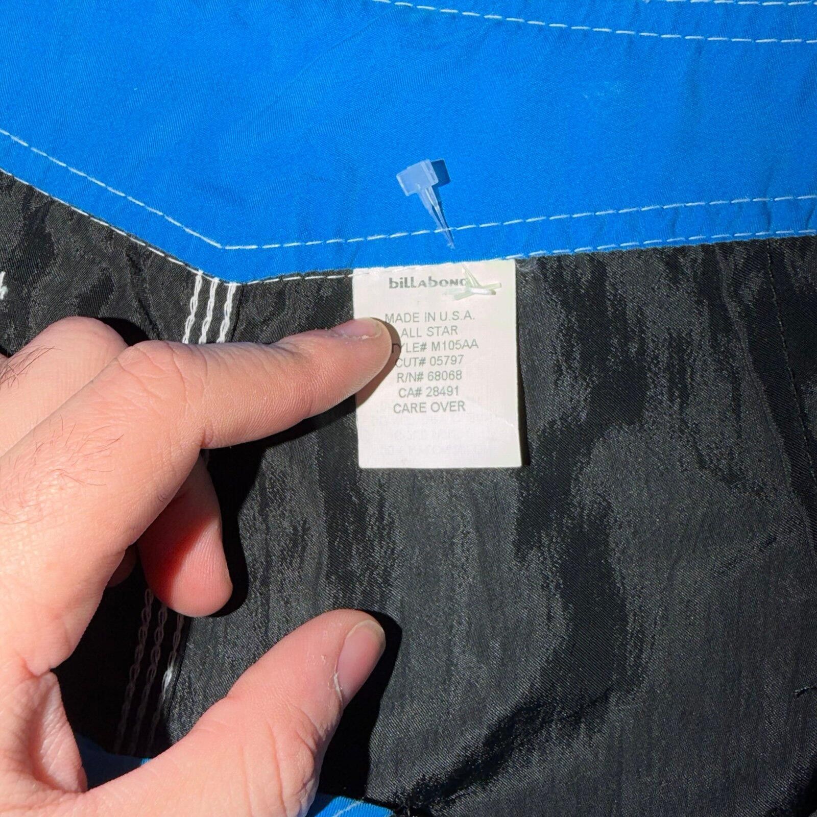 Billabong Billabong USA Made Nylon Black Surf Board Shorts Mens MD/LG Size US 32 / EU 48 - 4 Thumbnail