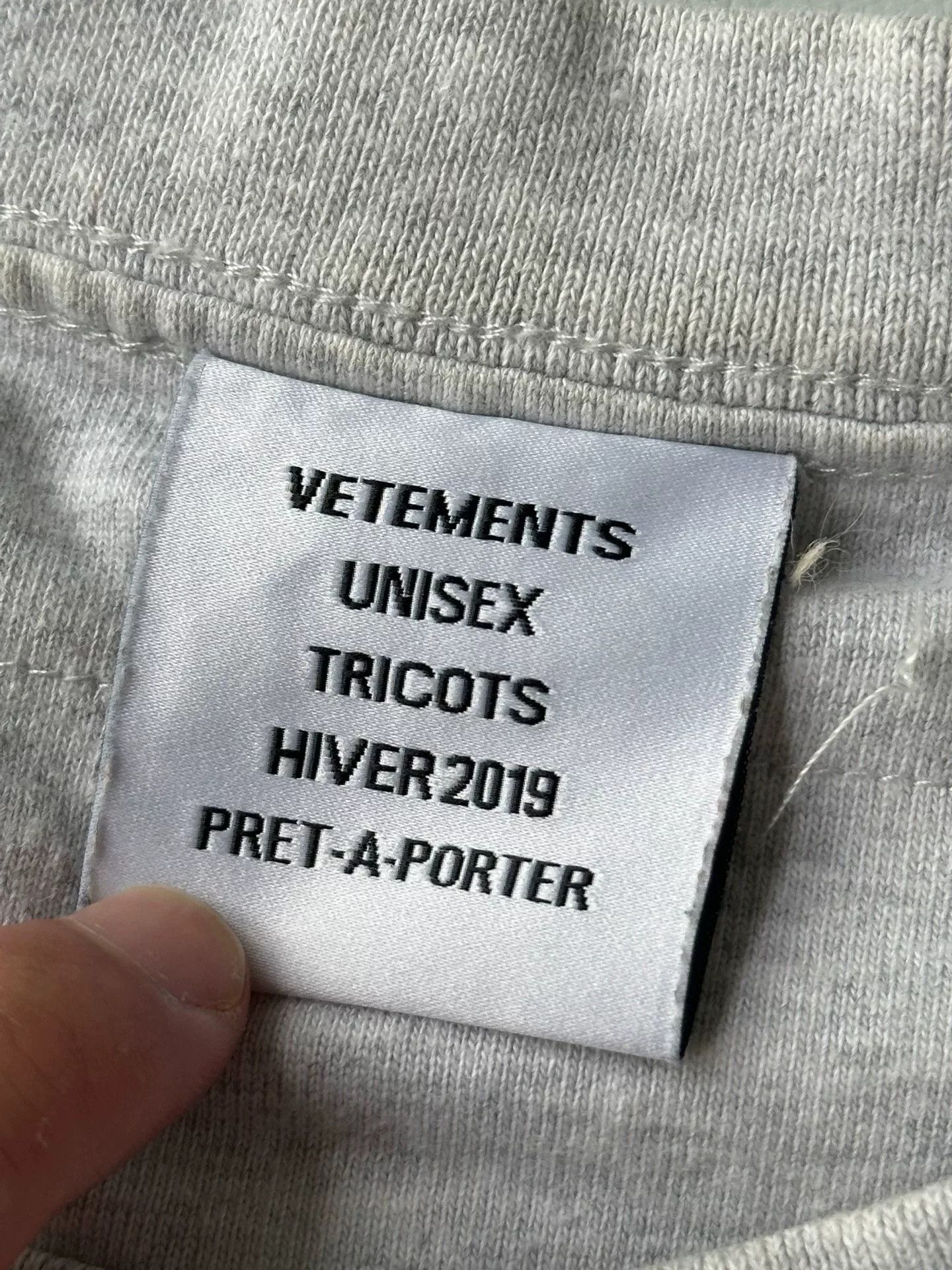 Vetements Vetements Label Patch Short-Sleeve Tee Size US XS / EU 42 / 0 - 2 Thumbnail