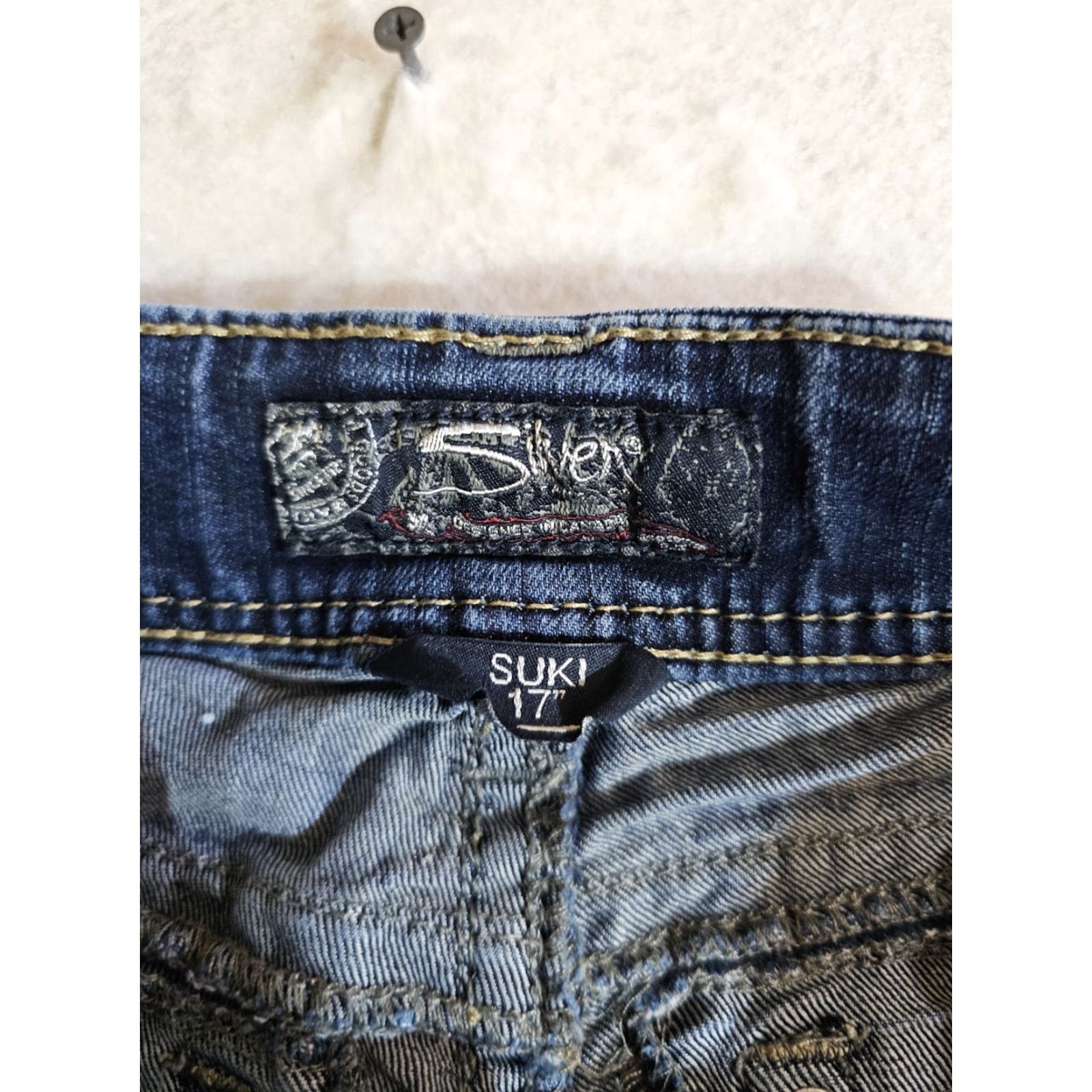 Silver Jeans Co. Silver Jeans Signature Suki 17" Bootcut Stretch Denim Jeans Women's Size W26 L33 Size 26" / US 2 / IT 38 - 7 Thumbnail