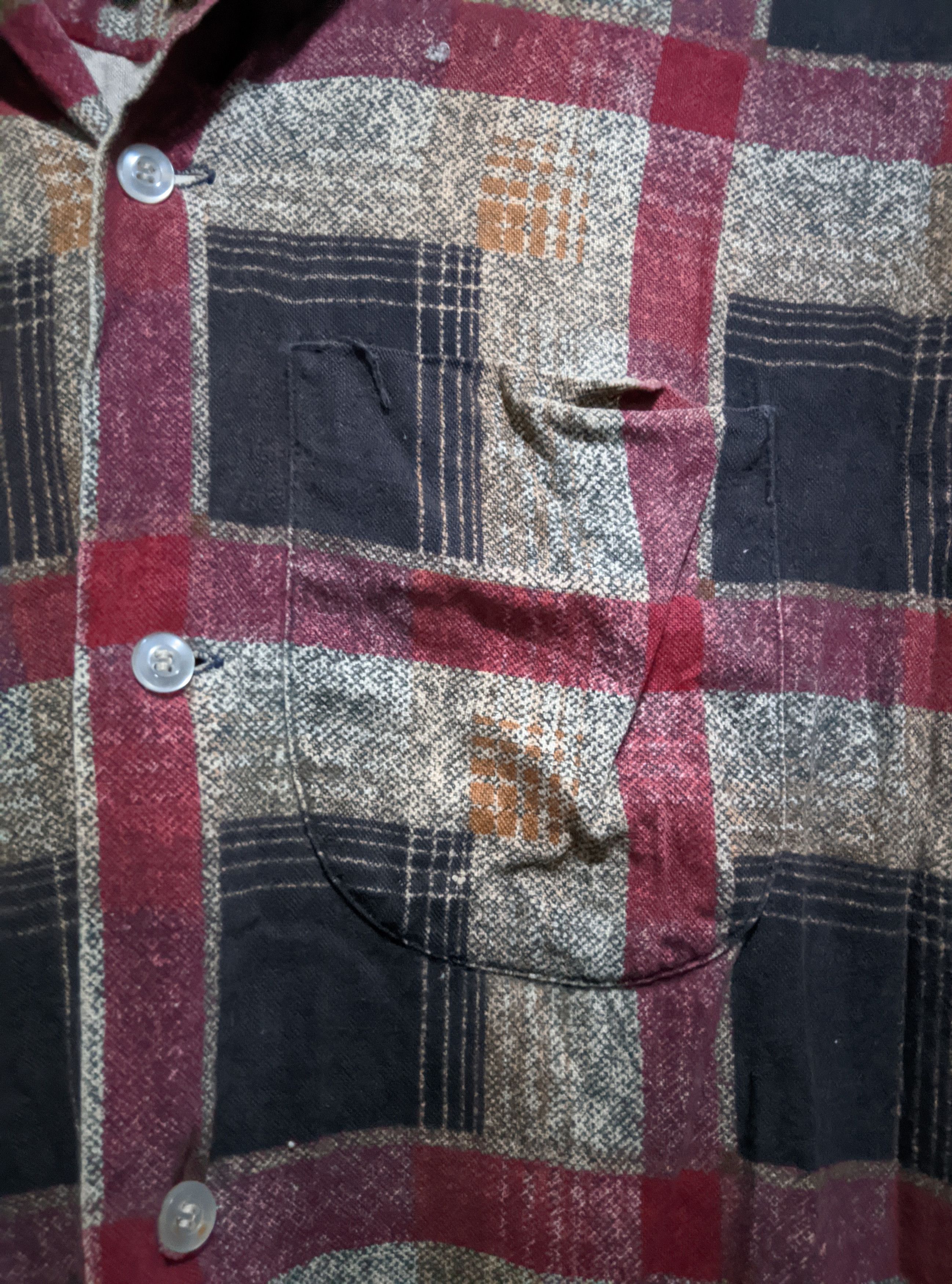 Vintage Vintage 50s printed mohawk flanel shirt Size US L / EU 52-54 / 3 - 6 Thumbnail