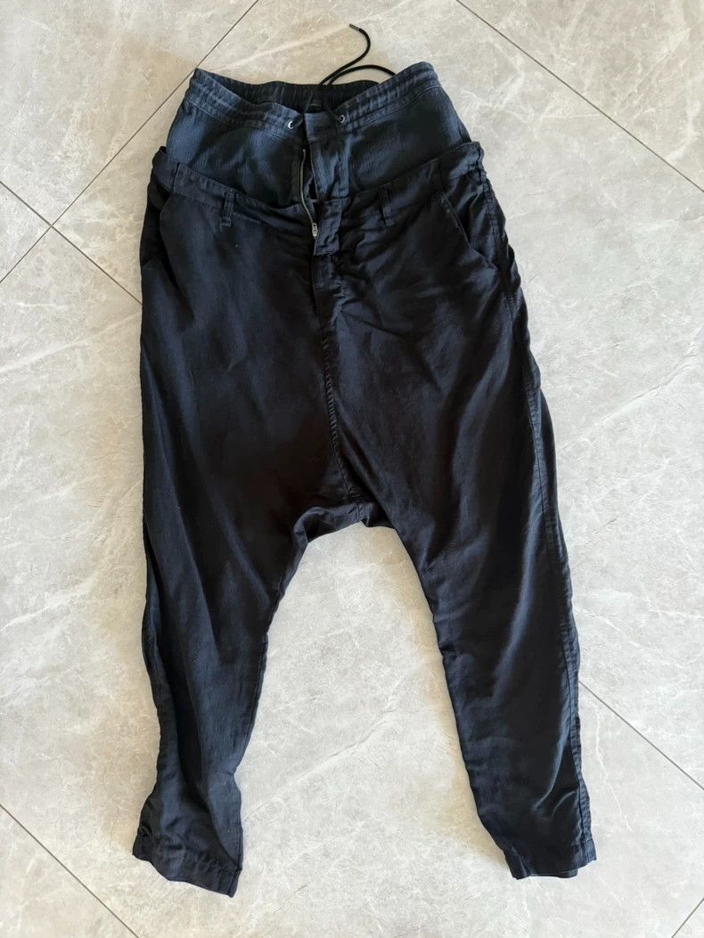 Y's Y's size 2 Black slacks pants Size US 28 / EU 44 - 1 Thumbnail