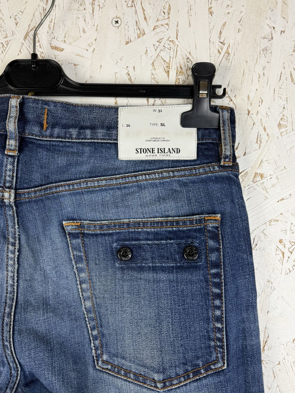 Stone Island Stone Island SS15 Denim Jeans Blue Size W31 Size US 31 - 7 Thumbnail
