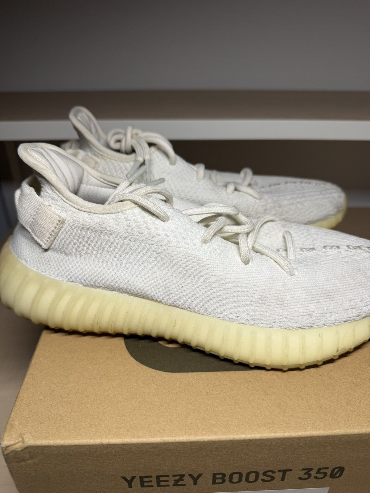 Yeezy adidas Yeezy Boost 350 V2 Cream Size US 7 / EU 40 - 4 Thumbnail