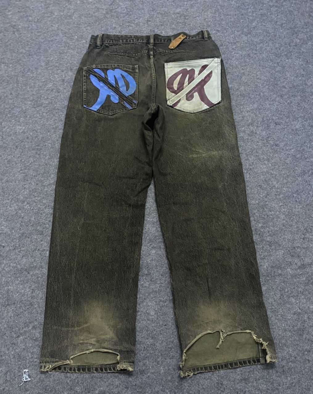 Antonio Meccariello 💥Best Offer💥Mecca Ontario Baggy Distressed Denim Size US 34 / EU 50 - 2 Thumbnail
