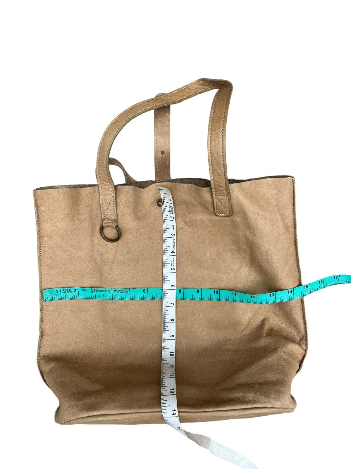 Leather Vintage Orobianco Italy Patina Leather Tote Bag Size ONE SIZE - 25 Thumbnail