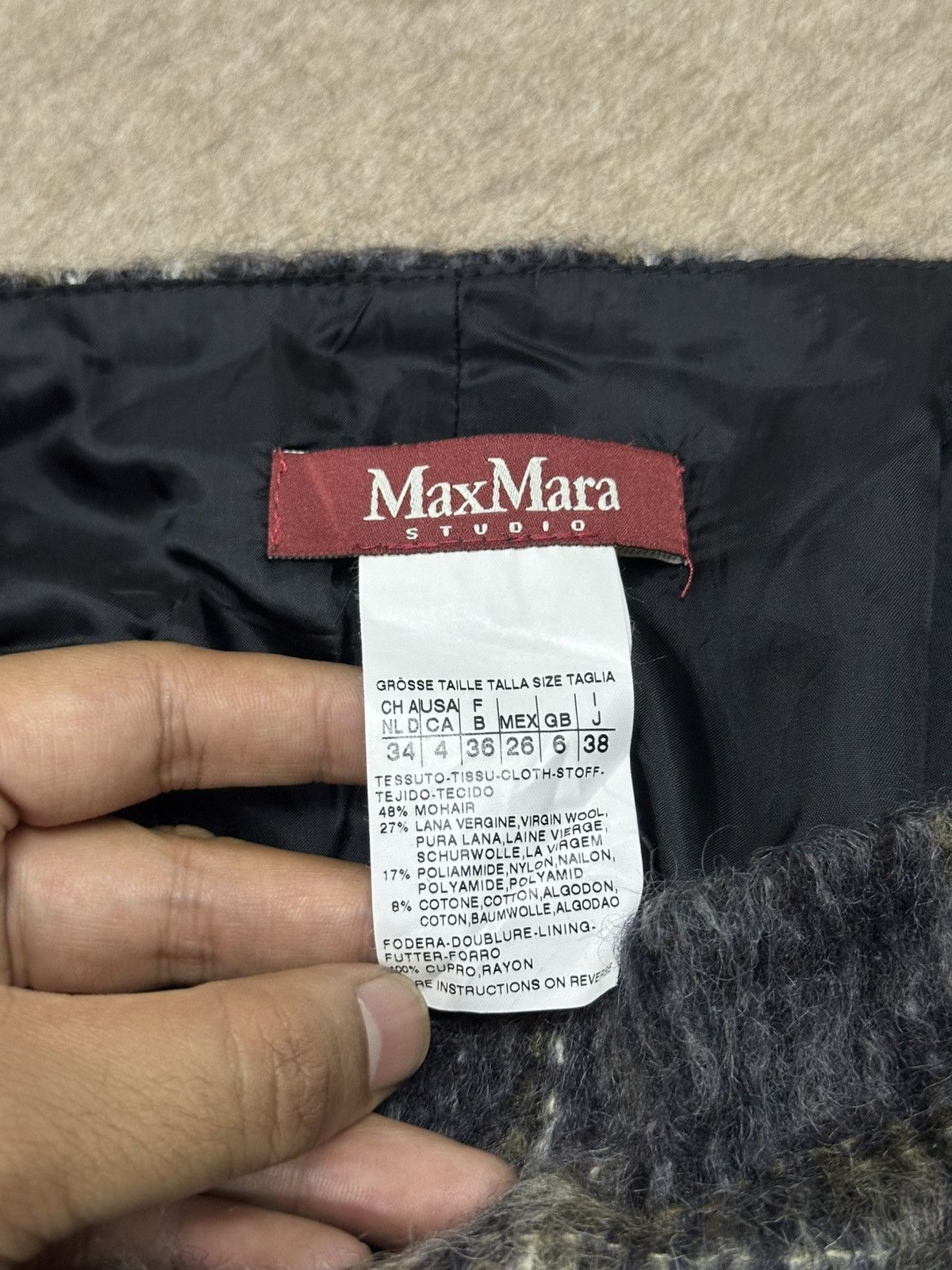 Max Mara Max Mara Studio Mohair Skirts Size 27" / US 4 / IT 40 - 4 Thumbnail