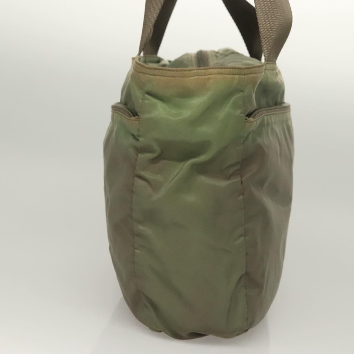 Prada PRADA Tote Bag Nylon Khaki Silver Size ONE SIZE - 4 Thumbnail