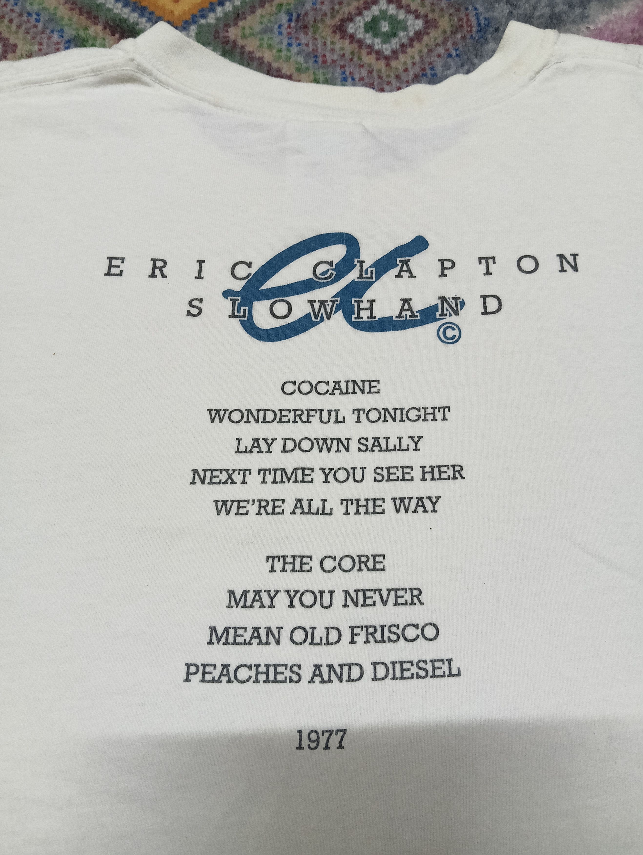 Band Tees × Vintage vintage eric clapton slowhand cover album tee Size US XL / EU 56 / 4 - 4 Thumbnail