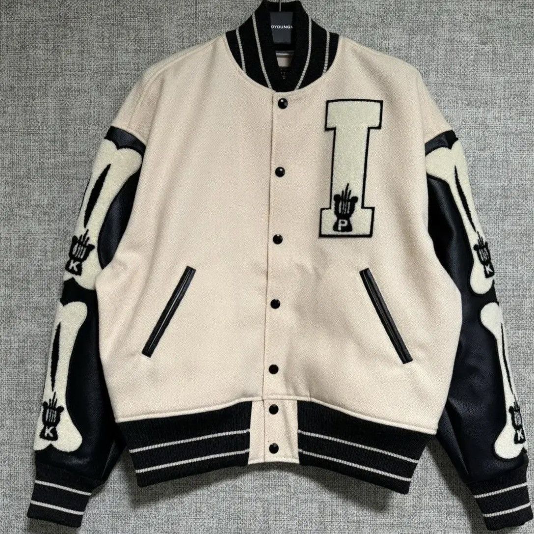 Japanese Brand Kapital L Five Bone Learher And Wool Varsity Size US S / EU 44-46 / 1 - 1 Thumbnail