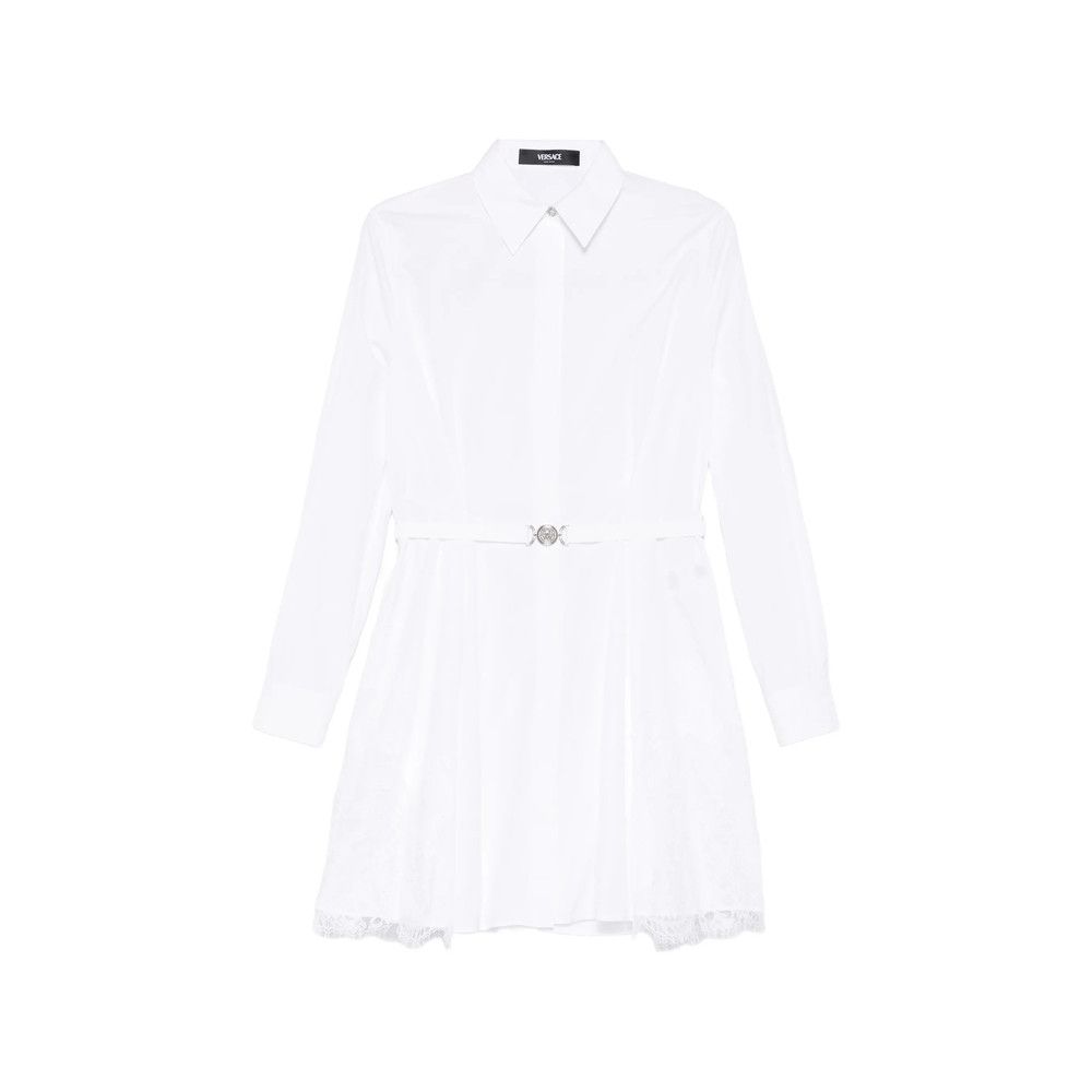 Versace Versace WHITE Dresses - Day Dresses Size L / US 10 / IT 46 - 1 Thumbnail