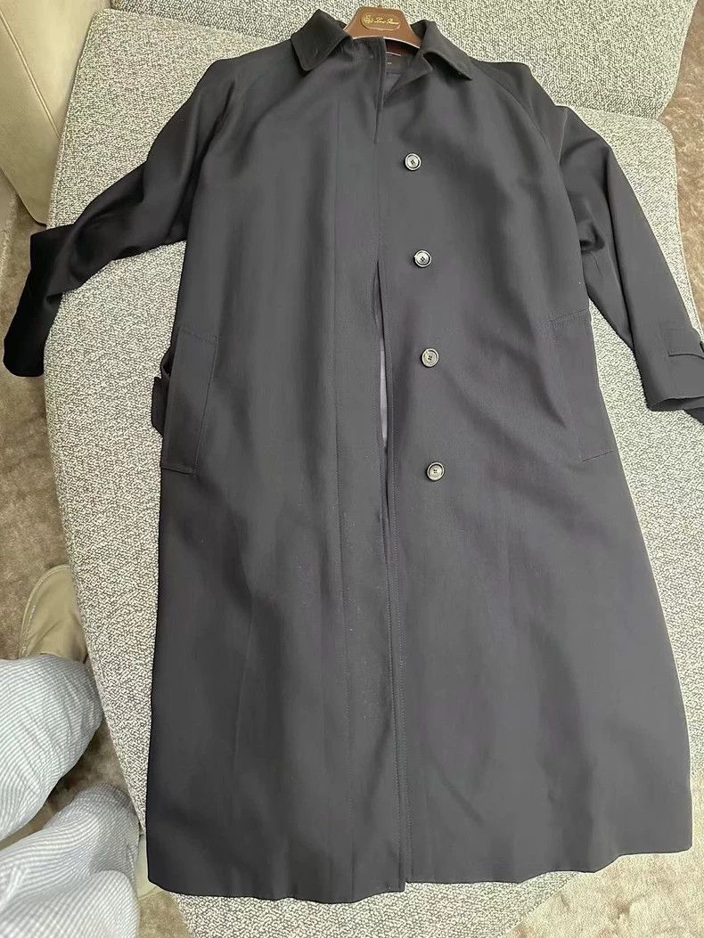 Loro Piana Loro Piana Italian Wool Silk Trench Coat Size US M / EU 48-50 / 2 - 1 Thumbnail