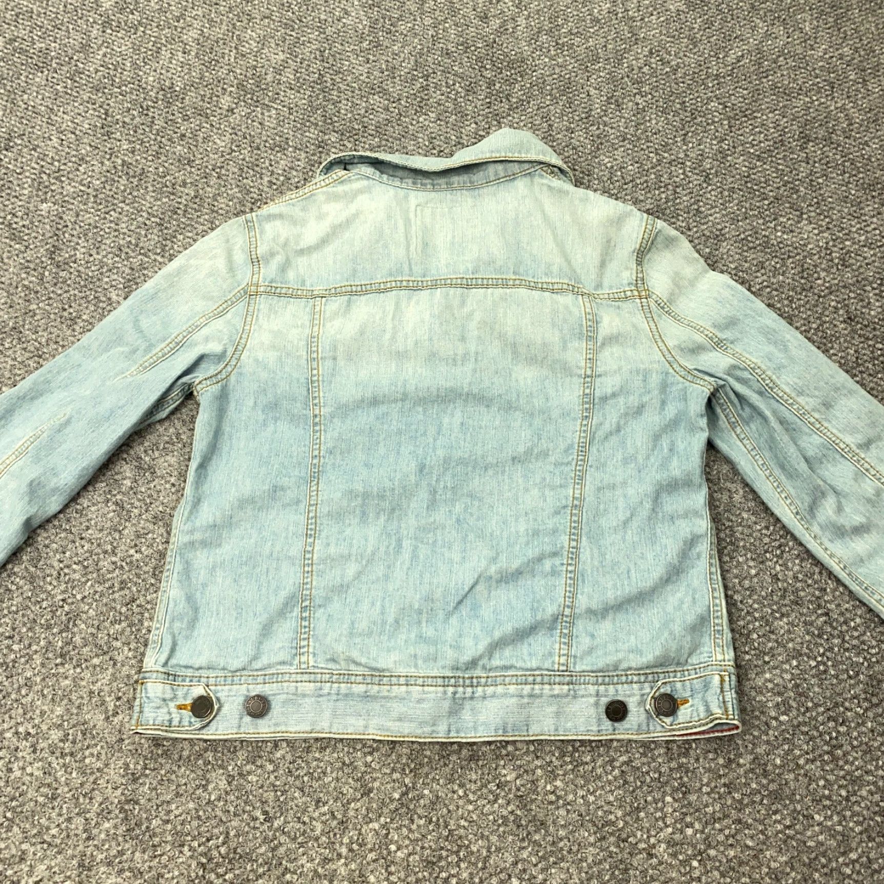 Talbots Talbots Denim Jacket Womens Size 8 Blue Distressed Lightweight Trucker Classic Fit Size M / US 6-8 / IT 42-44 - 7 Thumbnail
