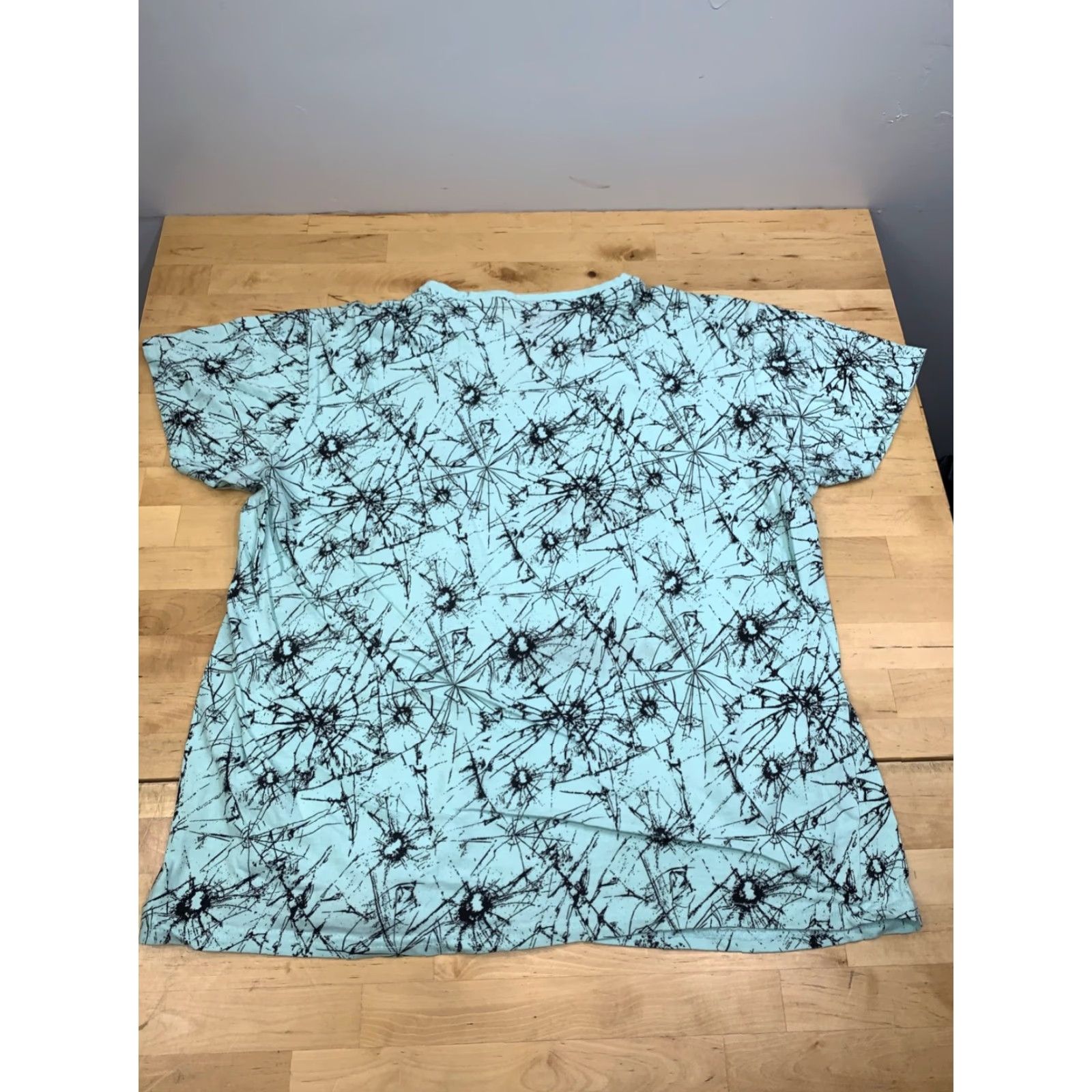 Phat Farm Phat Farm T-Shirt Mens XL Blue Abstract Glass Shattered Y2K 12181 Size US XL / EU 56 / 4 - 6 Thumbnail