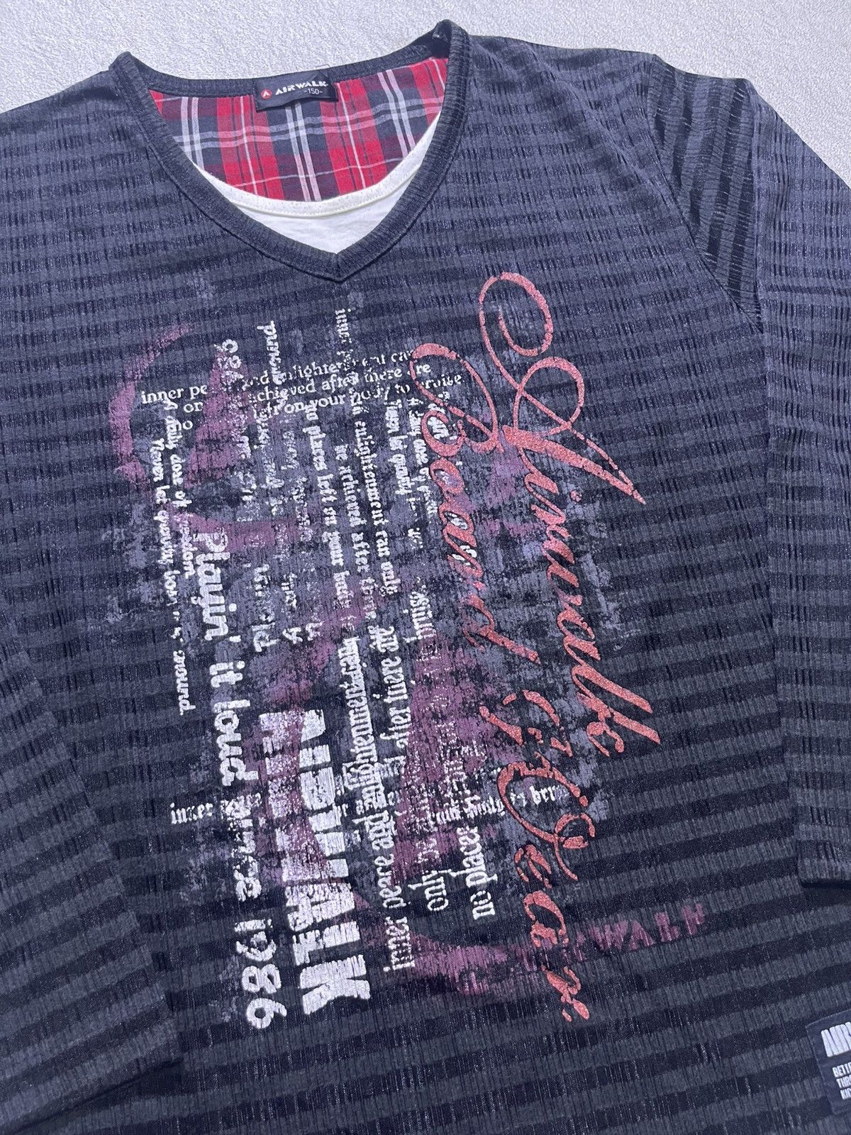Japanese Brand Y2K AIR WALK long sleeve tshirt Size US M / EU 48-50 / 2 - 3 Thumbnail
