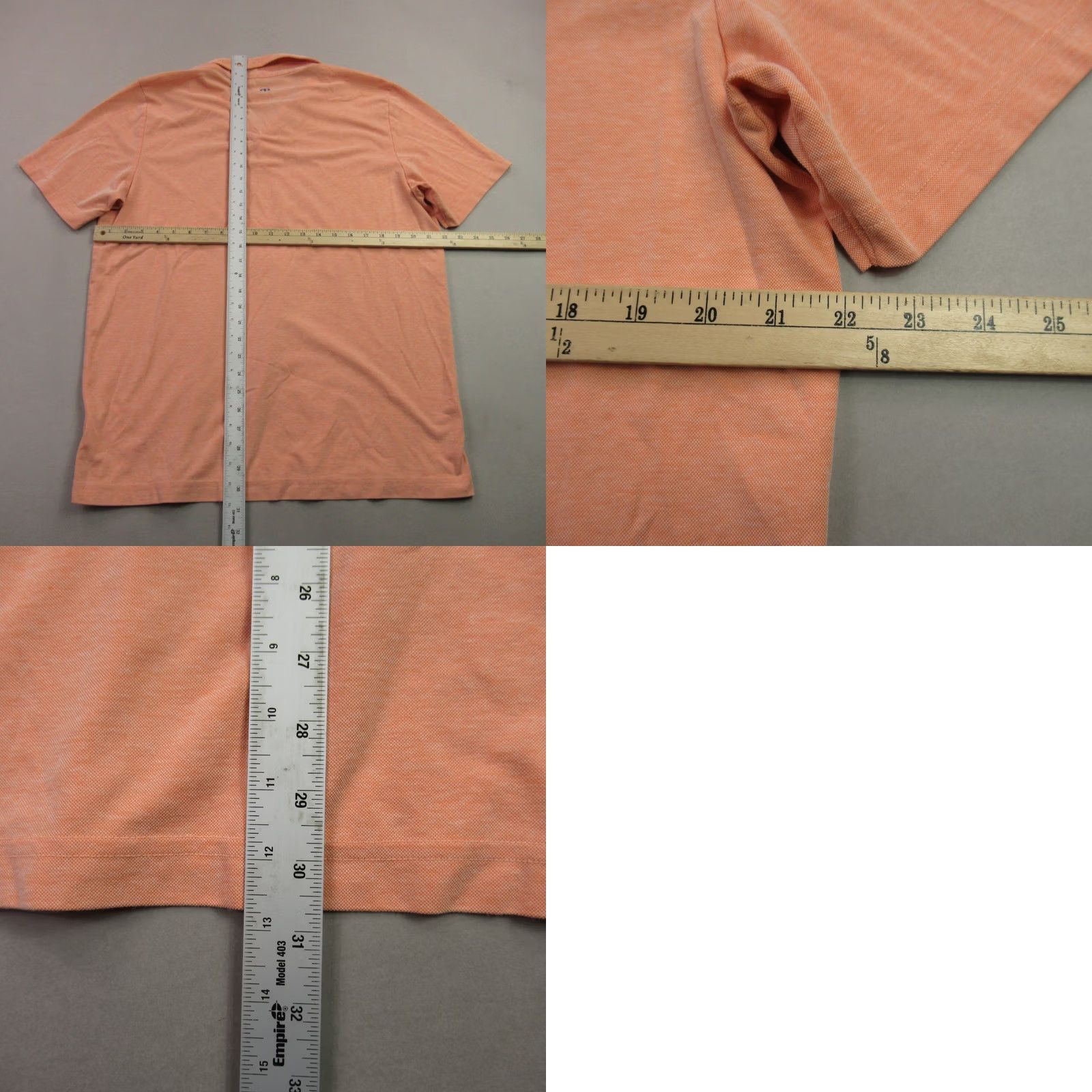 TravisMathew Travis Mathew Polo Mens XL Polo Golf Shirt Short Sleeve Lightweight Orange Outdoors Size US XL / EU 56 / 4 - 8 Thumbnail